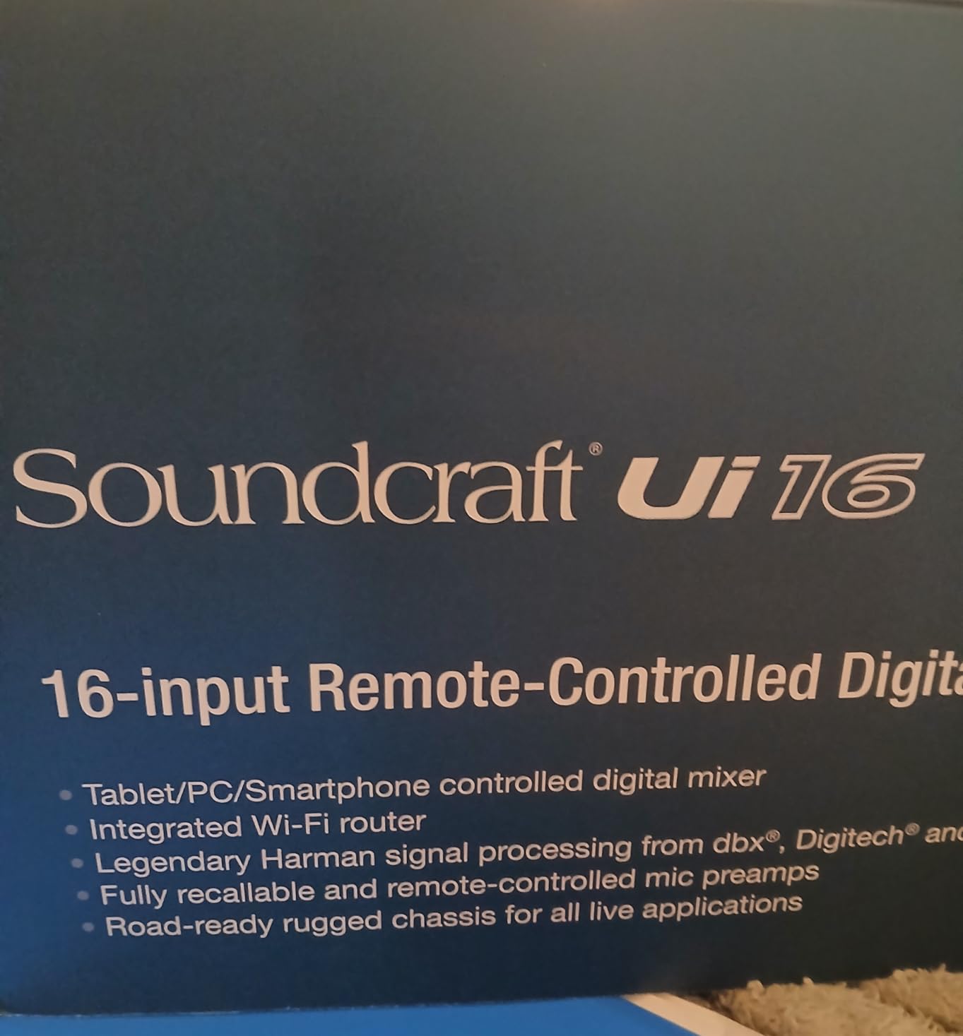 Soundcraft Ui12 Remote-Controlled 12-Input Digital Mixer customer photo 1