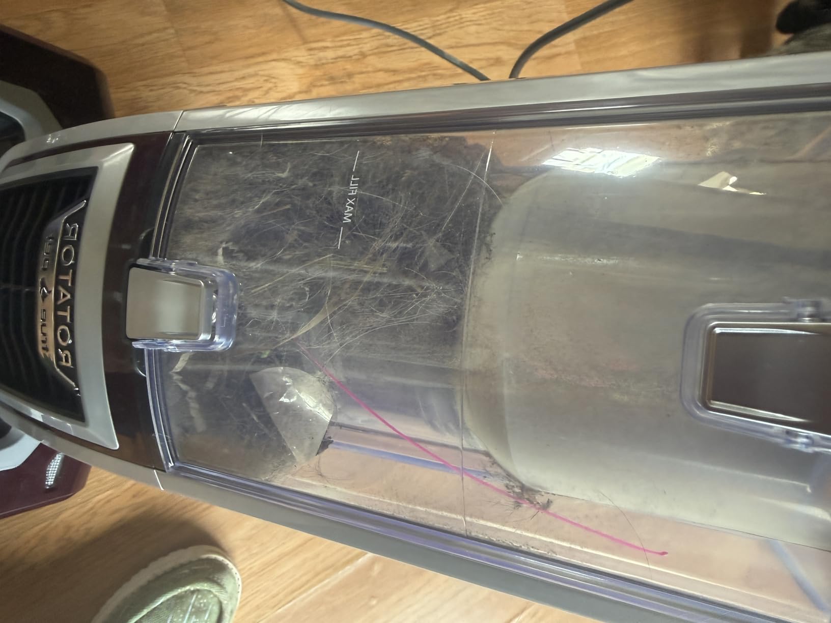 Shark NV752 Rotator Powered Lift-Away TruePet Upright Vacuum with HEPA Filter, Large Dust Cup Capacity, LED Headlights, Upholstery Tool, Perfect Pet Power Brush & Crevice Tool, Bordeaux customer photo 2