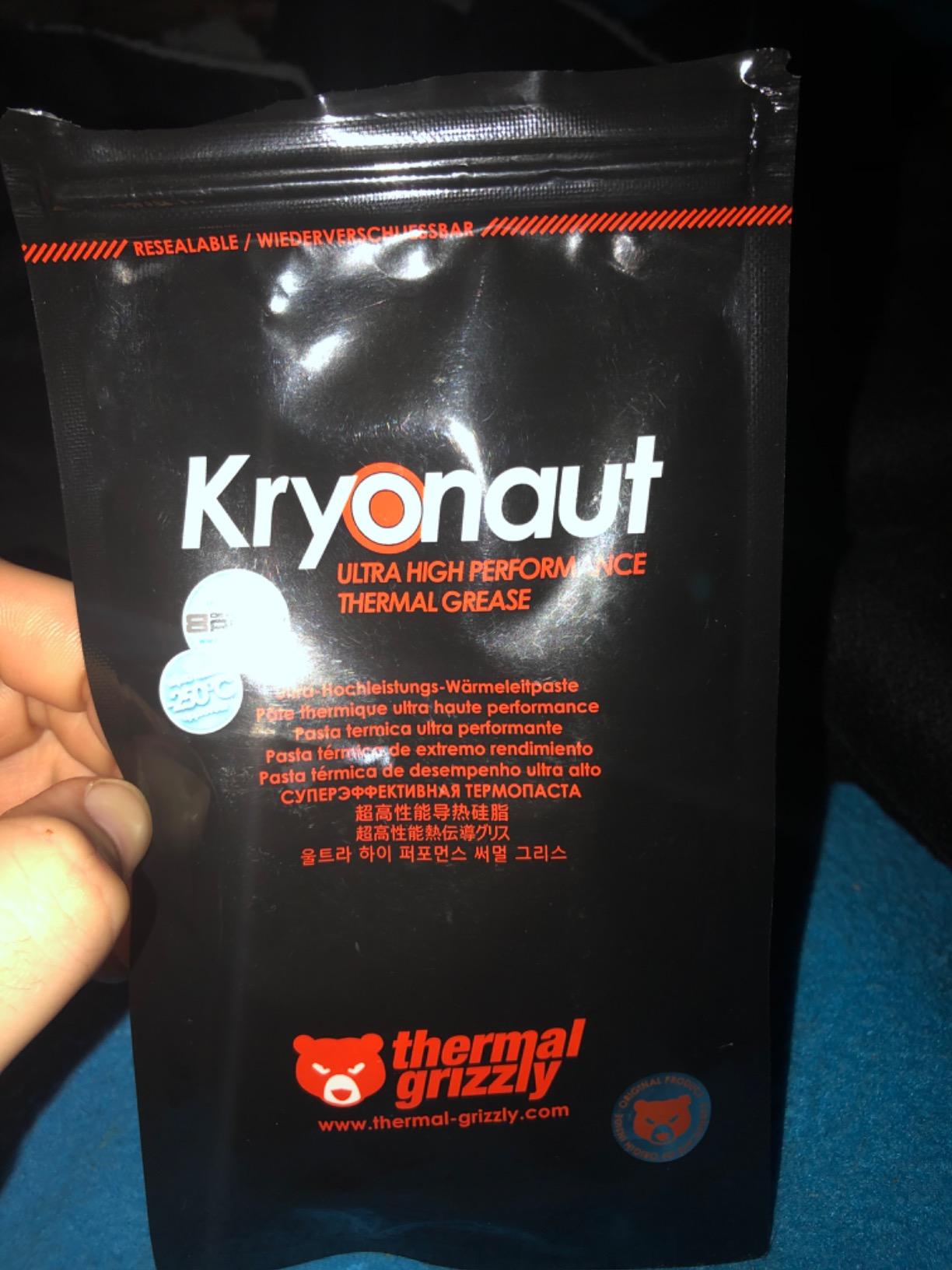 Thermal Grizzly Kryonaut - 1 Gram - Extremely High Performance | Thermal Paste for Demanding Applications and Overclocking - Thermal Compound for CPU/GPU/PS4/PS5/Xbox customer photo 2