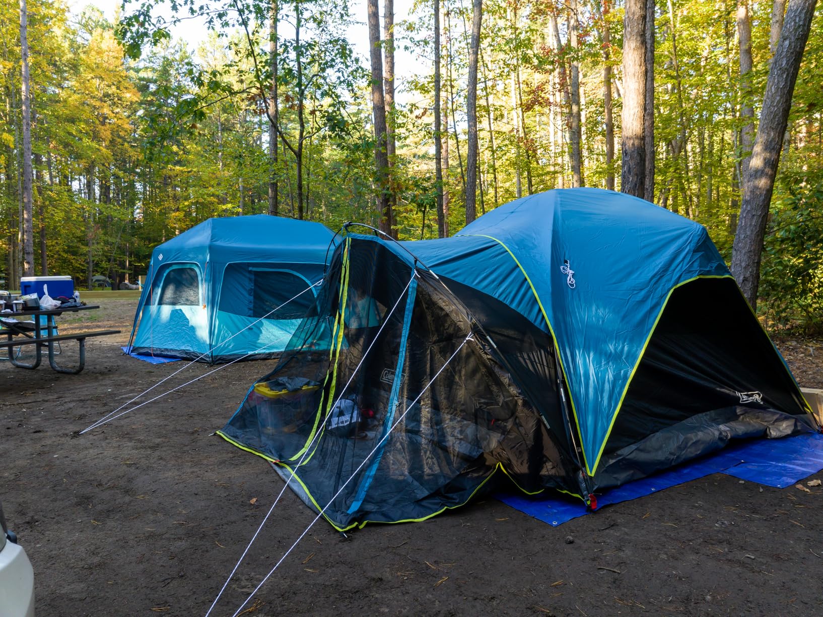 Coleman Carlsbad Dark Room Tent with Screened Porch, 4/6 Person Tent Blocks 90% of Sunlight to Keep Inside Cool, Weatherproof Shelter with Easy Setup customer photo 2