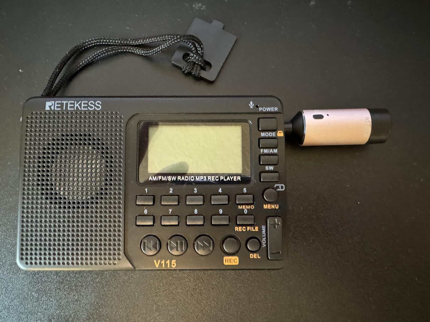 Retekess V115 Shortwave Radio, Digital Radio AM FM, Shortwave Receiver with 1000mAh Rechargeable Battery, Presets, TF/AUX Playback and Recording, Bass Speaker, for Camping customer photo 1
