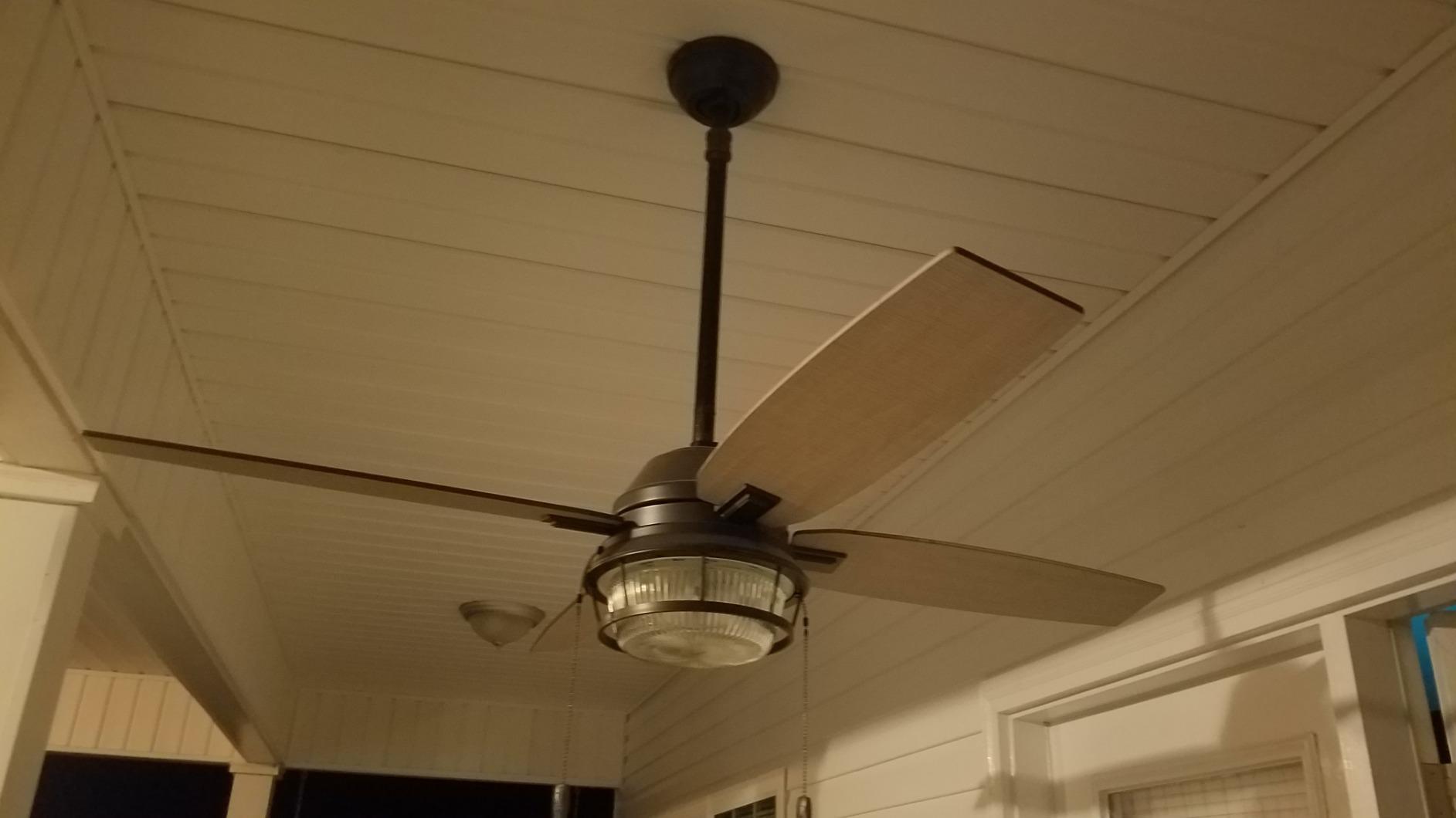 Hunter Ocala, Outdoor or Indoor, Ceiling Fan, Rustic, 52 inch, Noble Bronze customer photo 2