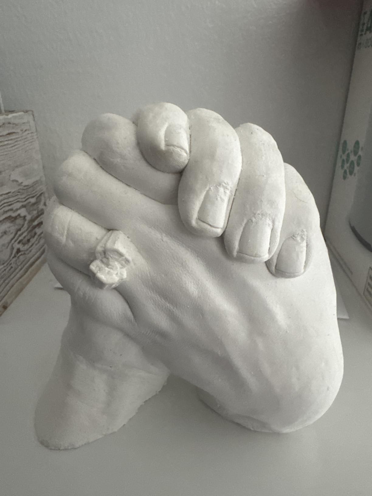 Luna Bean Hand Casting Kit - Couples, Wedding, Hand Mold | Highly detailed, easy to use, fun activity for making memories; gifts for women, special occasions, milestones, and family customer photo 1