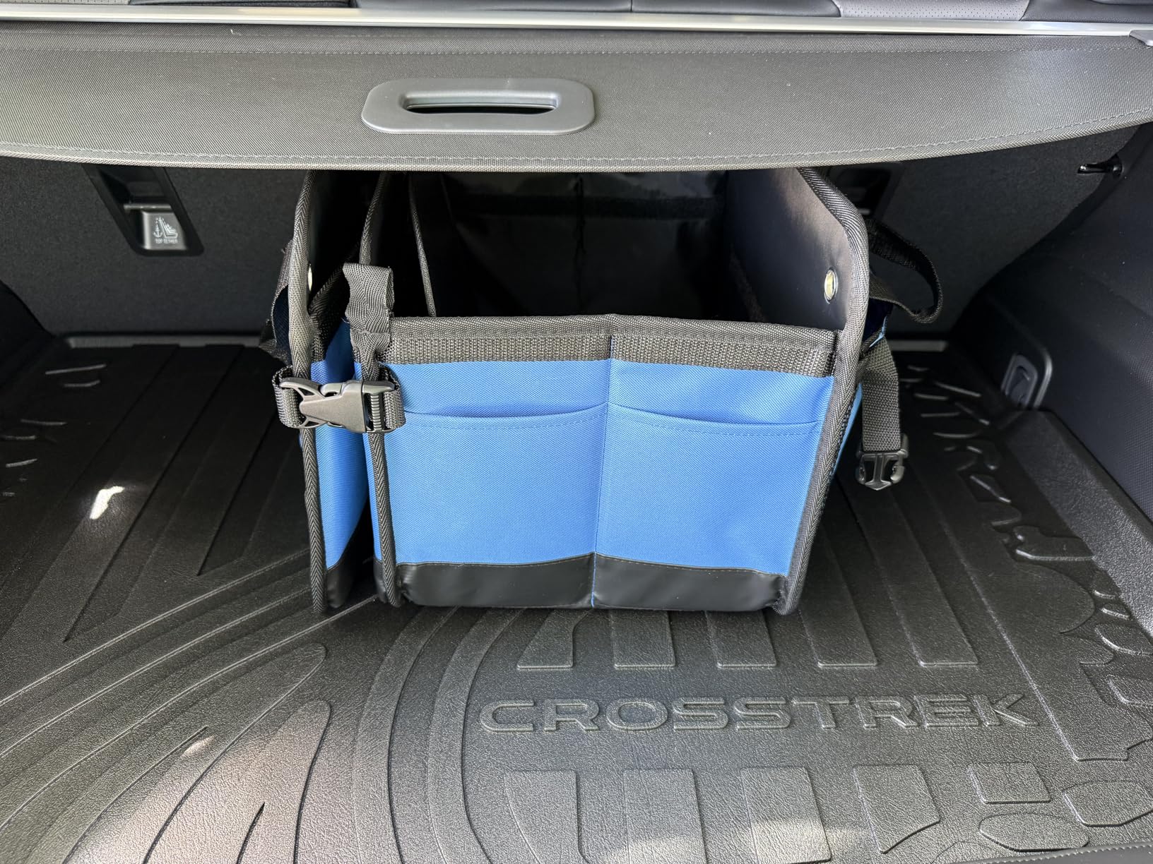 TRUNKCRATEPRO Trunk Organizer For Car, Suv, Truck | Premium Adjustable Multi Compartments Collapsible Car Trunk Organizer With Securing Straps & Non-Slip Bottom (Large Size, Black) customer photo 2