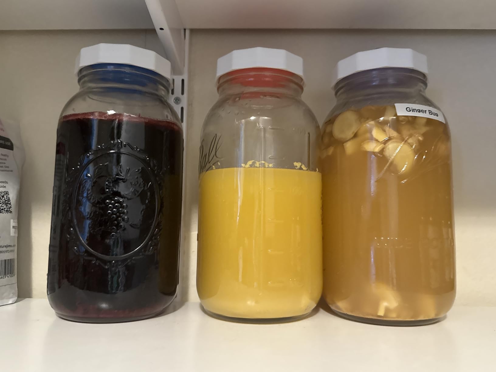Masontops Pickle Pipes - Airlock Fermentation Lids - Fermentation Kit for Small Mouth Mason Jar Sauerkraut & Pickle Kit Fermentation Jar not Included customer photo 2