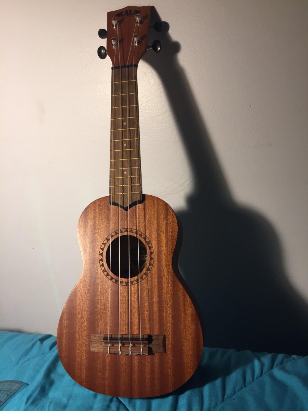 Official Kala Learn to Play Ukulele Soprano Starter Kit, Satin Mahogany - Includes online lessons, tuner app, and booklet (KALA-LTP-S) customer photo 2