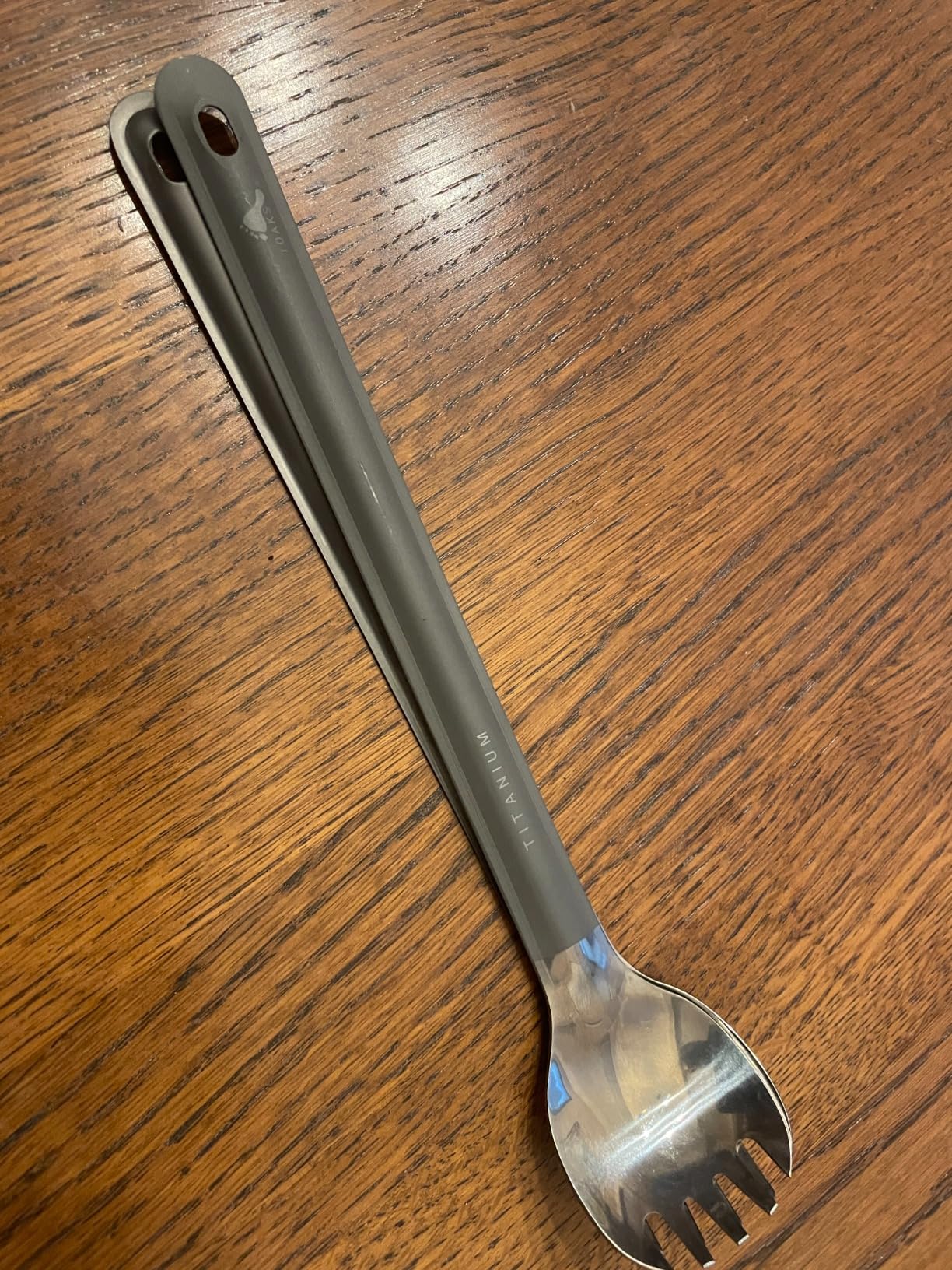 TOAKS Titanium Long Handle Spork with Polished Bowl customer photo 2