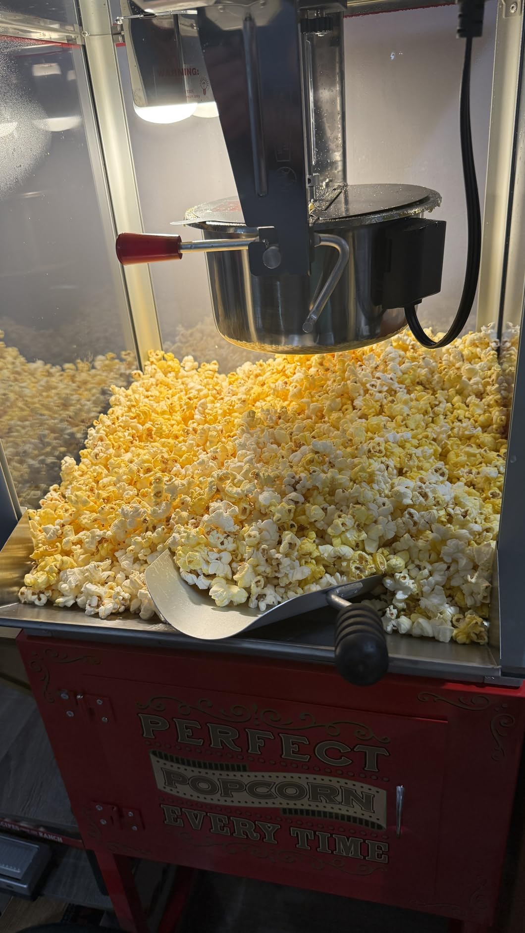 Great Northern Popcorn Company 5995 10 oz. Perfect Popper Popcorn Machine with Cart - Red customer photo 1