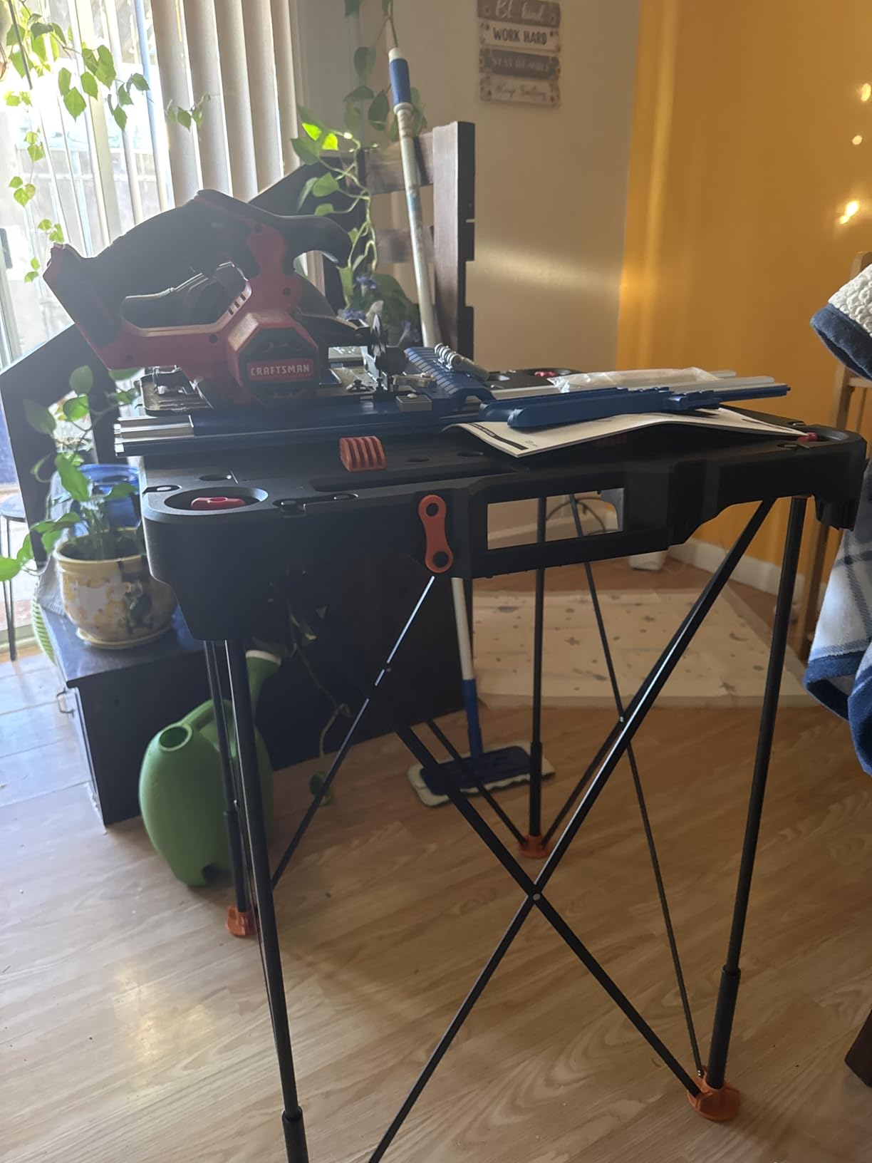 WORX Sidekick Portable Folding All-in-one Work Bench, WX066 customer photo 2