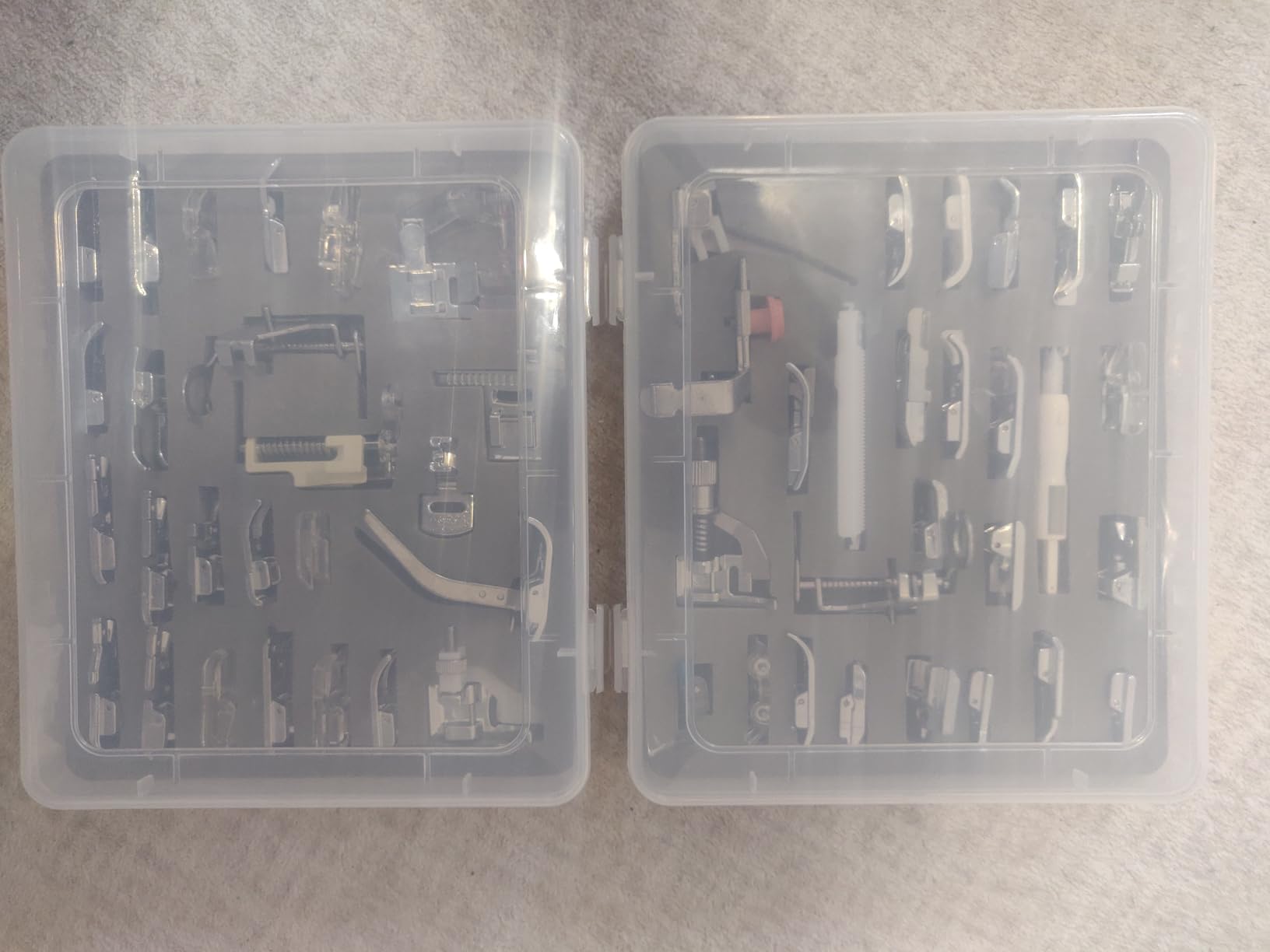 52pcs Sewing Machine Presser Feet Set - Metal, Low Shank for Singer, Brother, Babylock, Janome and Kenmore customer photo 2