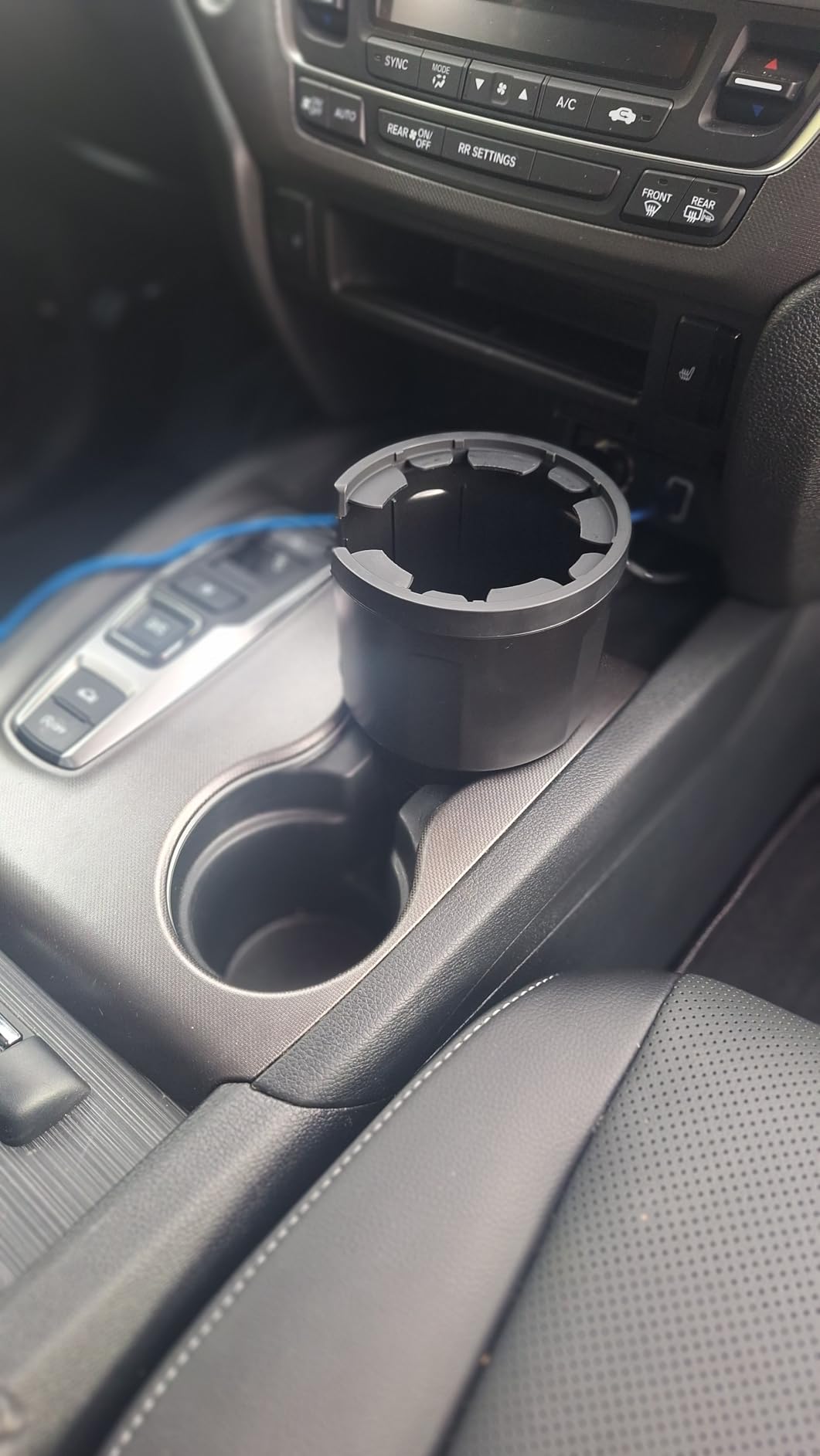 Swigzy Car Cup Holder Expander Adapter for Large Water Bottles - [Patented & Upgraded] - Holds: Hydro-Flask, Yeti, Nalgene, Owala, 32-40oz - Adjustable Expandable Insert Extender - Universal customer photo 1