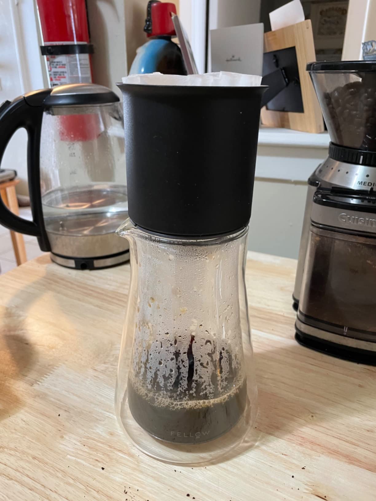 Fellow Stagg [XF] Plastic Free Pour-Over Coffee Maker Set, 1-2 Servings customer photo 2
