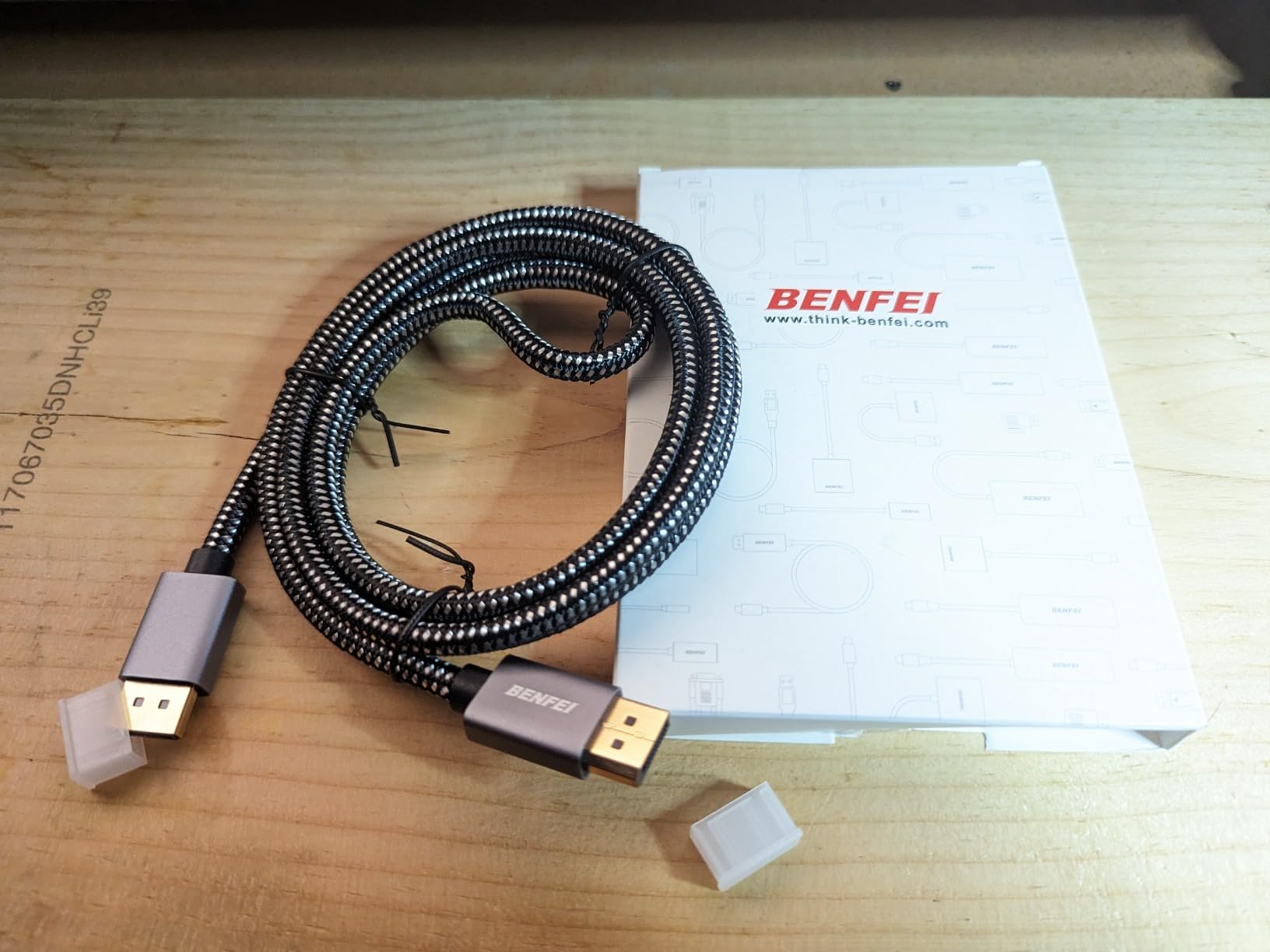 DisplayPort to DisplayPort 6 Feet Cable, Benfei DP to DP Male to Male Cable Gold-Plated Cord, Supports 4K@60Hz, 2K@144Hz Compatible for Lenovo, Dell, HP, ASUS and More customer photo 2