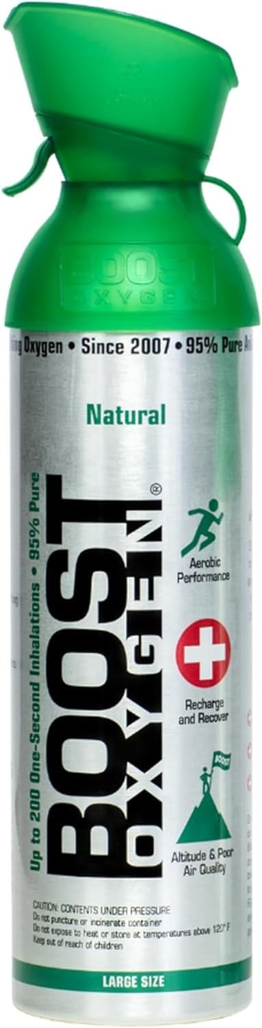 Boost Oxygen Large Natural 10L Canister, 3 Pack | Bigger Can & Long Lasting • No Added Aromas • For Use at Home, Camping & Extended Travel customer photo 1