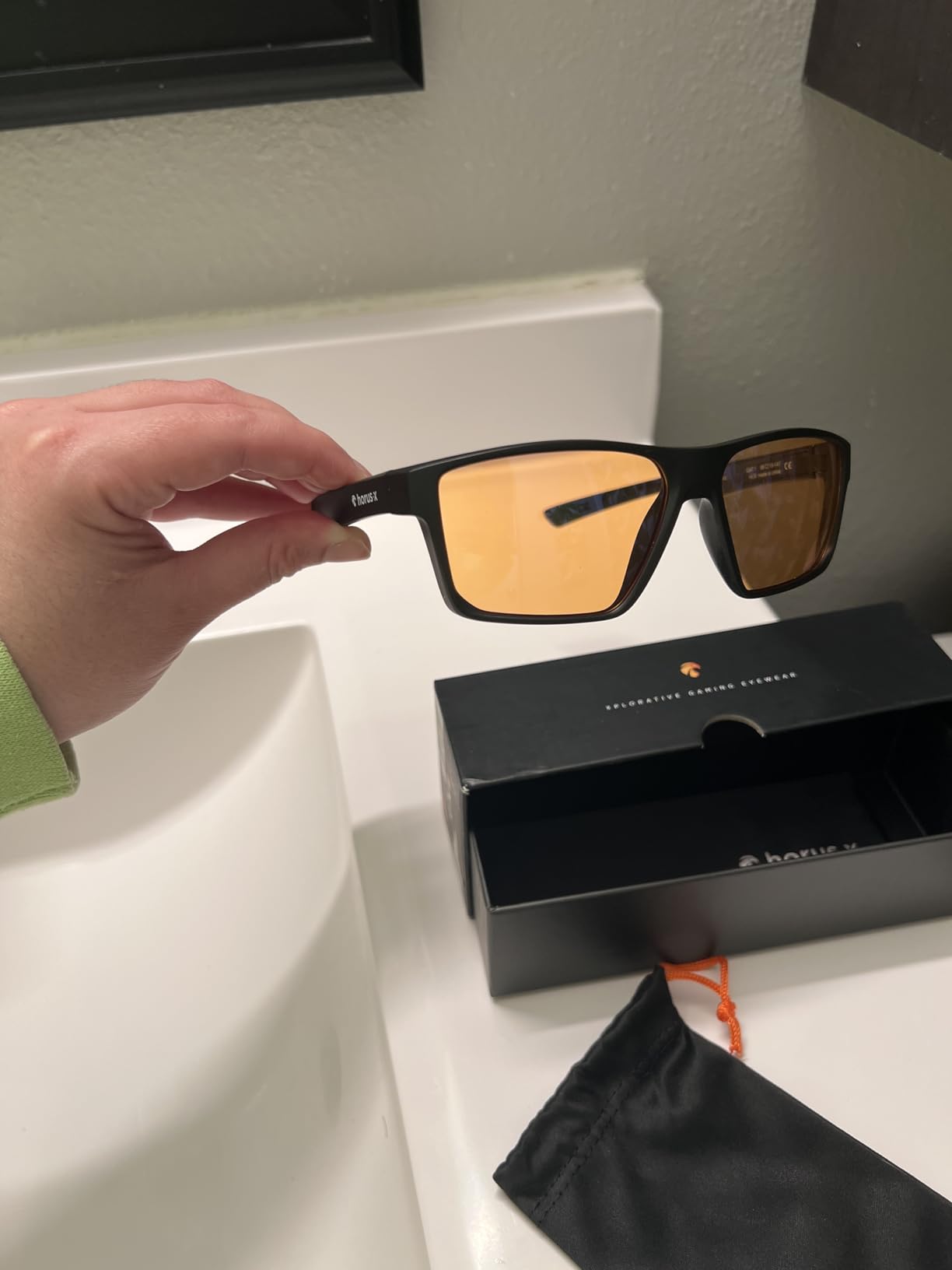 Horus X Blue Light Glasses Men Women | Blue Light Blocking Glasses for Screen Anti-Fatigue Eye Migraine customer photo 1