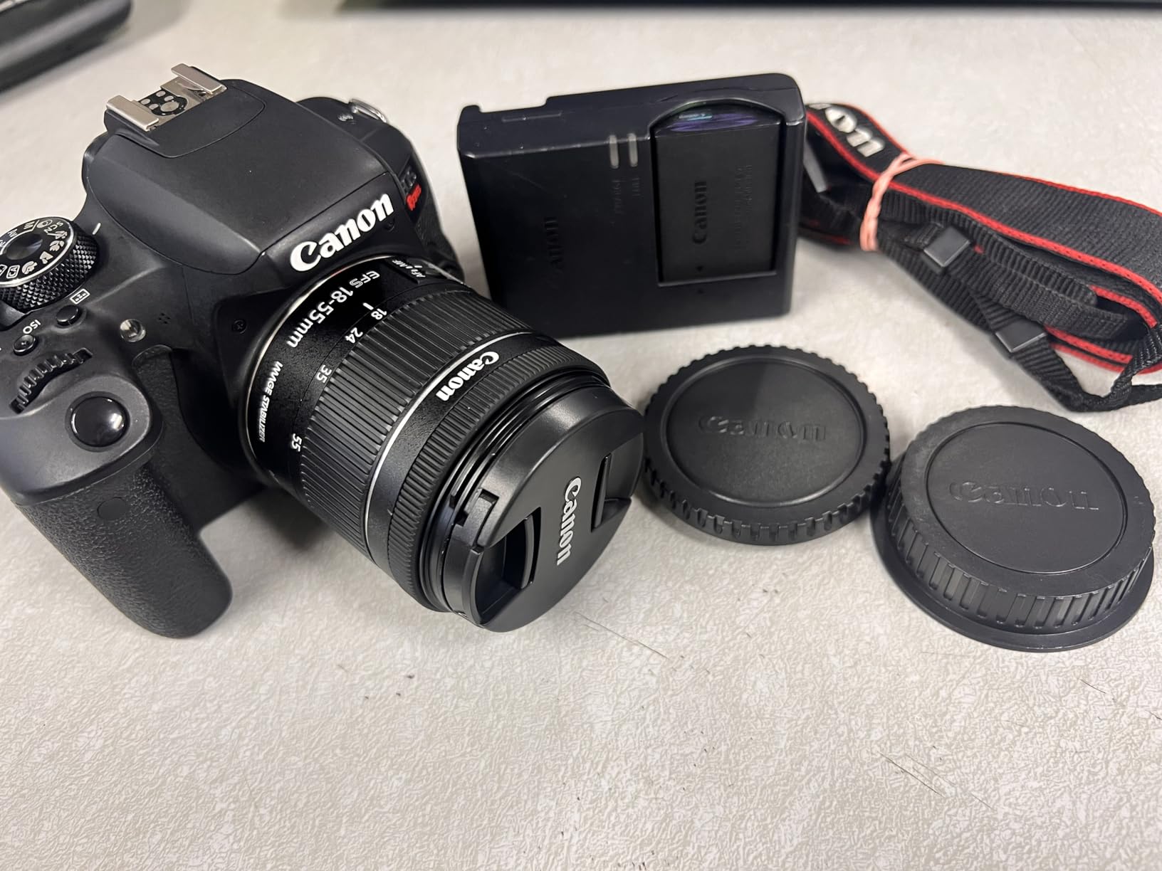 Canon EOS Rebel T7i DSLR Camera with 18-55mm Lens - Black (Renewed) customer photo 1