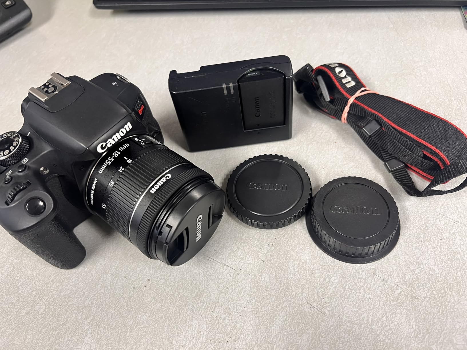 Canon EOS Rebel T7i DSLR Camera with 18-55mm Lens - Black (Renewed) customer photo 2