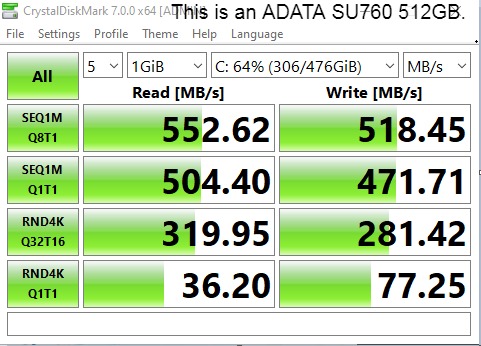 Crucial MX500 500GB 3D NAND SATA 2.5 Inch Internal SSD - CT500MX500SSD1, Blue/Gray customer photo 2