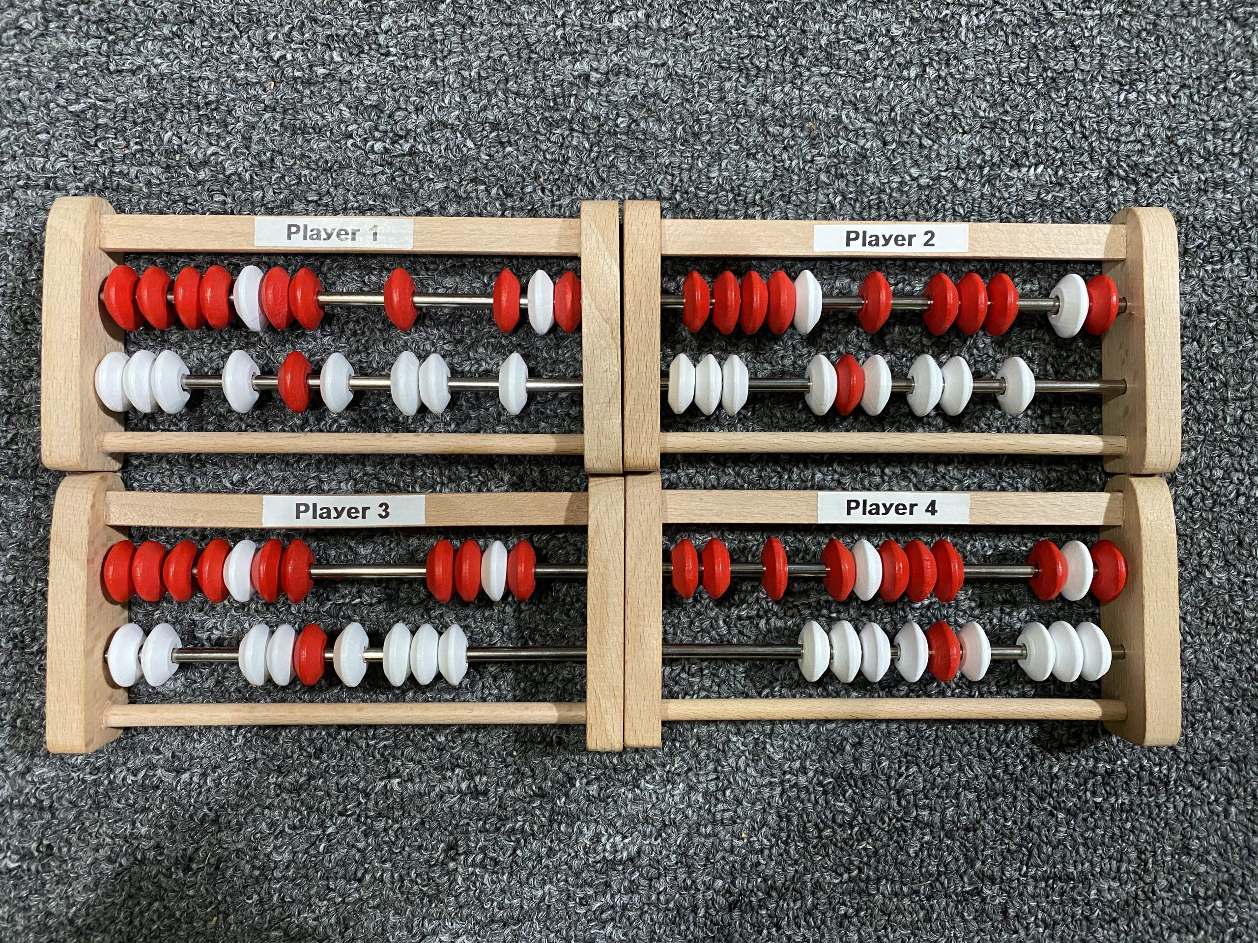 hand2mind Mini 20-Bead Wooden Rekenrek, Number Rack for Kids, Abacus for Kids Math, Counting Beads, Math Manipulatives, Elementary Teacher Must Haves (Set of 4) customer photo 2