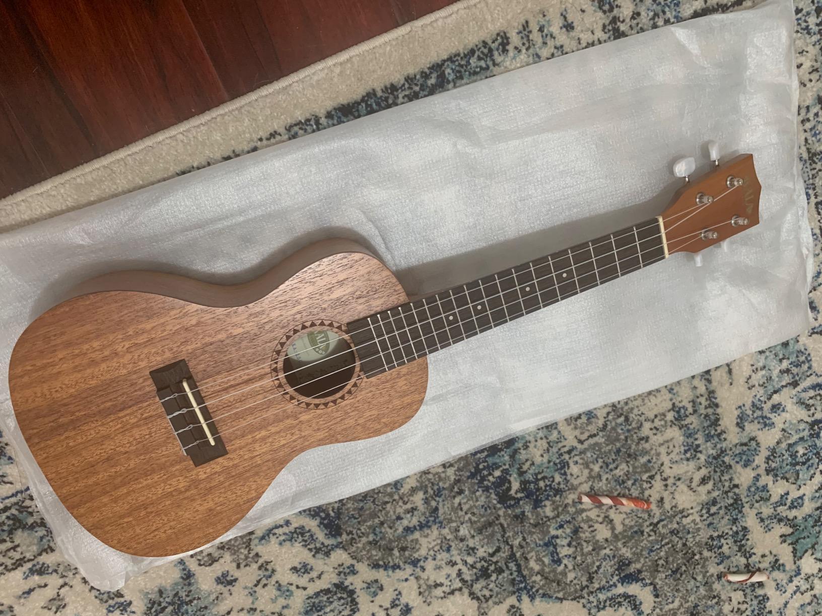 Kala KA-15 Series Satin Mahogany Concert Ukulele with Rosewood Fingerboard, Aquila Super Nylgut Strings, 24 Inches customer photo 2
