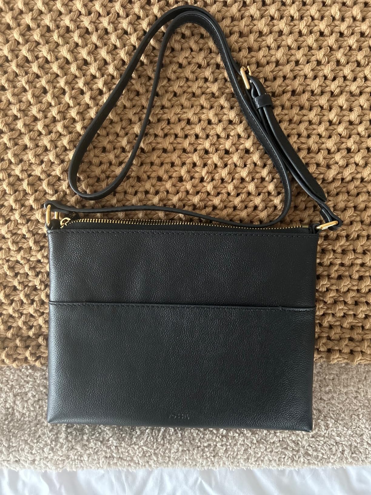 Fossil Women's Harper Leather Small Flap Crossbody Purse Handbag for Women customer photo 1