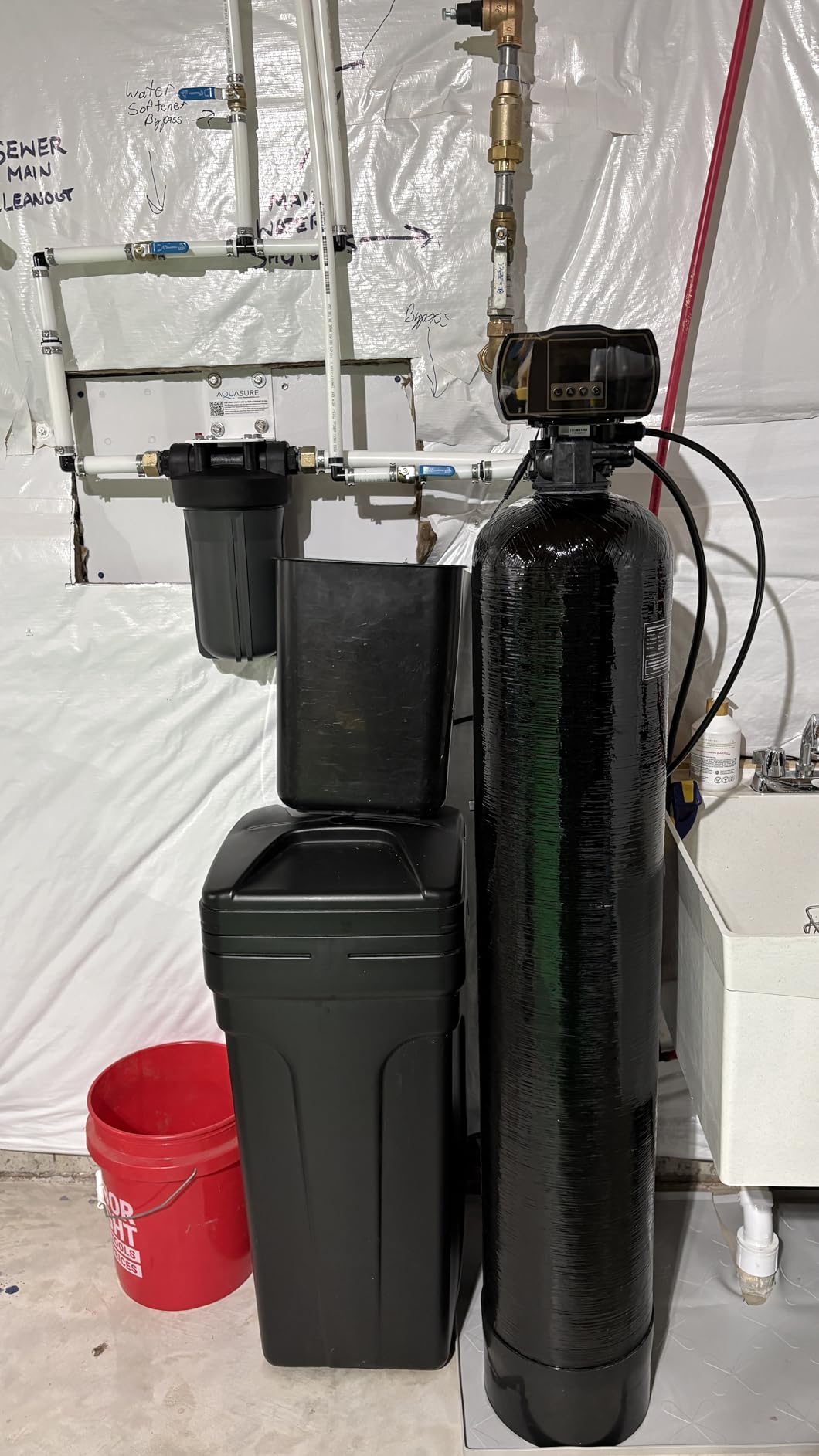Aquasure Harmony Series 48,000 Grains Whole House Water Softener w/High Efficiency Digital Metered Control Head customer photo 1