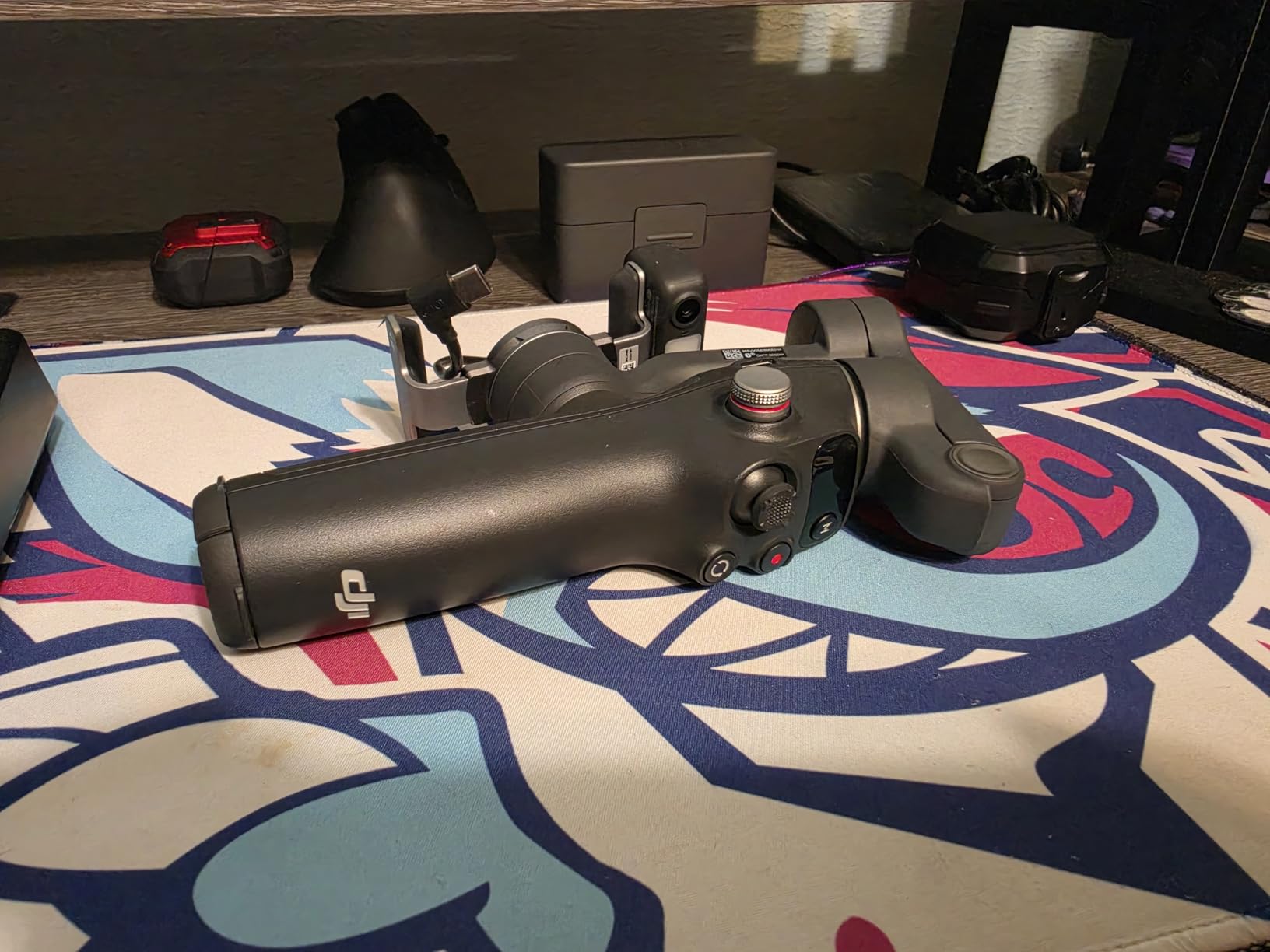 DJI Osmo Mobile 7P Gimbal Stabilizer for iPhone & Android, Native Tracking | Lighting, 3-Axis Phone Gimbal, Quick Launch, One-Tap Edit, Built-in Extension Rod & Tripod, 10hrs Use, Phone Charging customer photo 1
