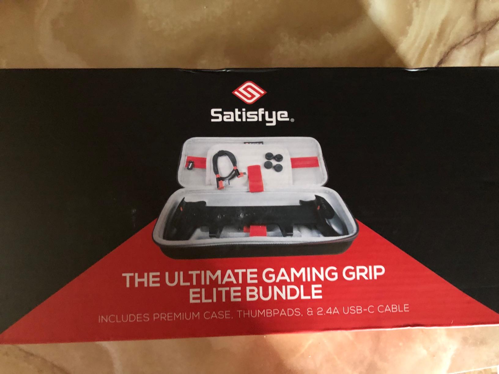 Satisfye - ZenGrip Pro Gen 3 OLED Elite Bundle, Accessories Compatible with Nintendo Switch - The Bundle includes: Grip, Elite Case and a Low Profile USB C-C Cable. BONUS: 2 Thumbsticks+1 JoyCon Rail customer photo 1