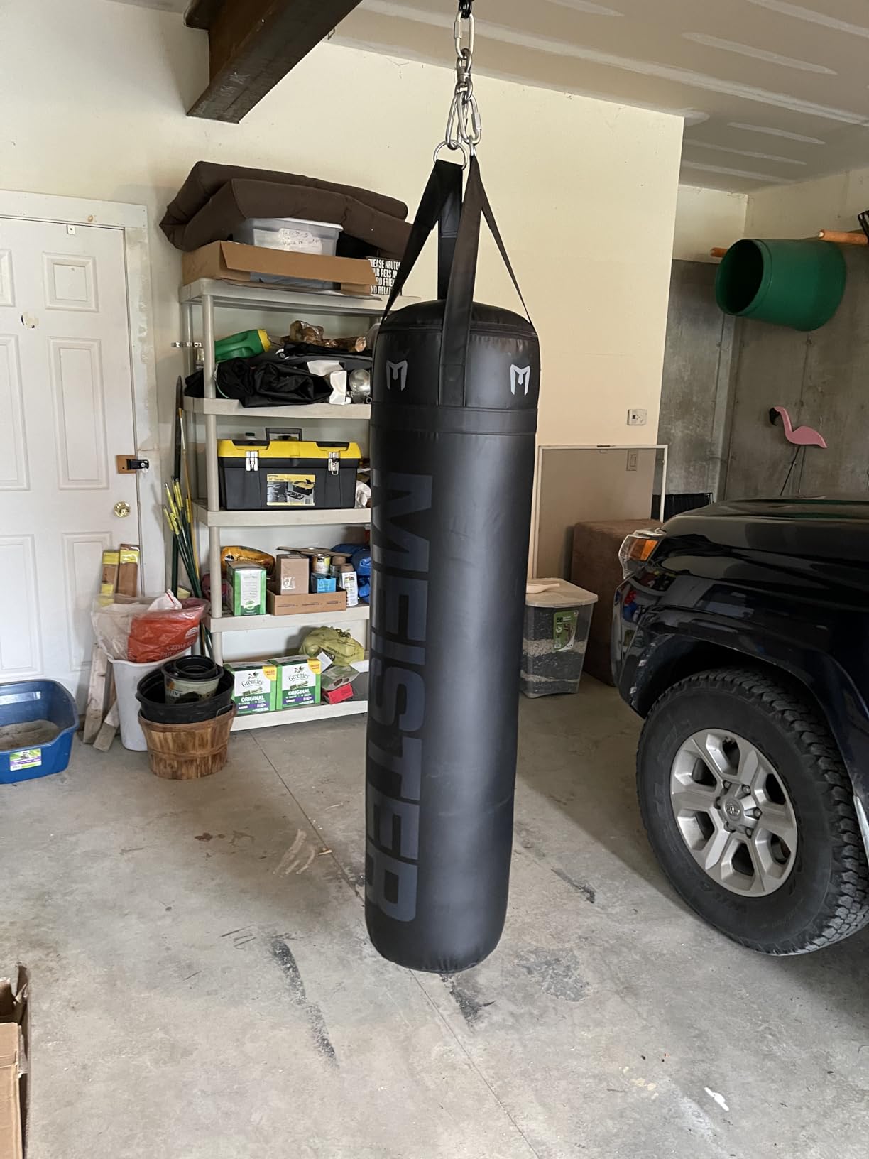 Meister 100lb Filled Heavy Bag for Boxing, MMA & Muay Thai | Professional 60