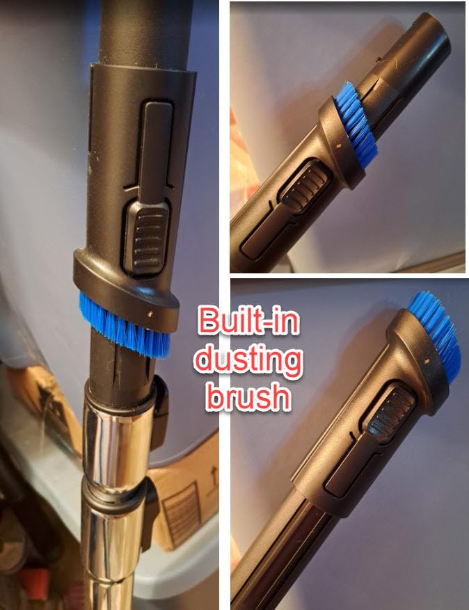 Eureka WhirlWind Bagless Canister 2.5L Vacuum Cleaner, Lightweight Vac for Carpets and Hard Floors, NEN110A, Blue customer photo 1