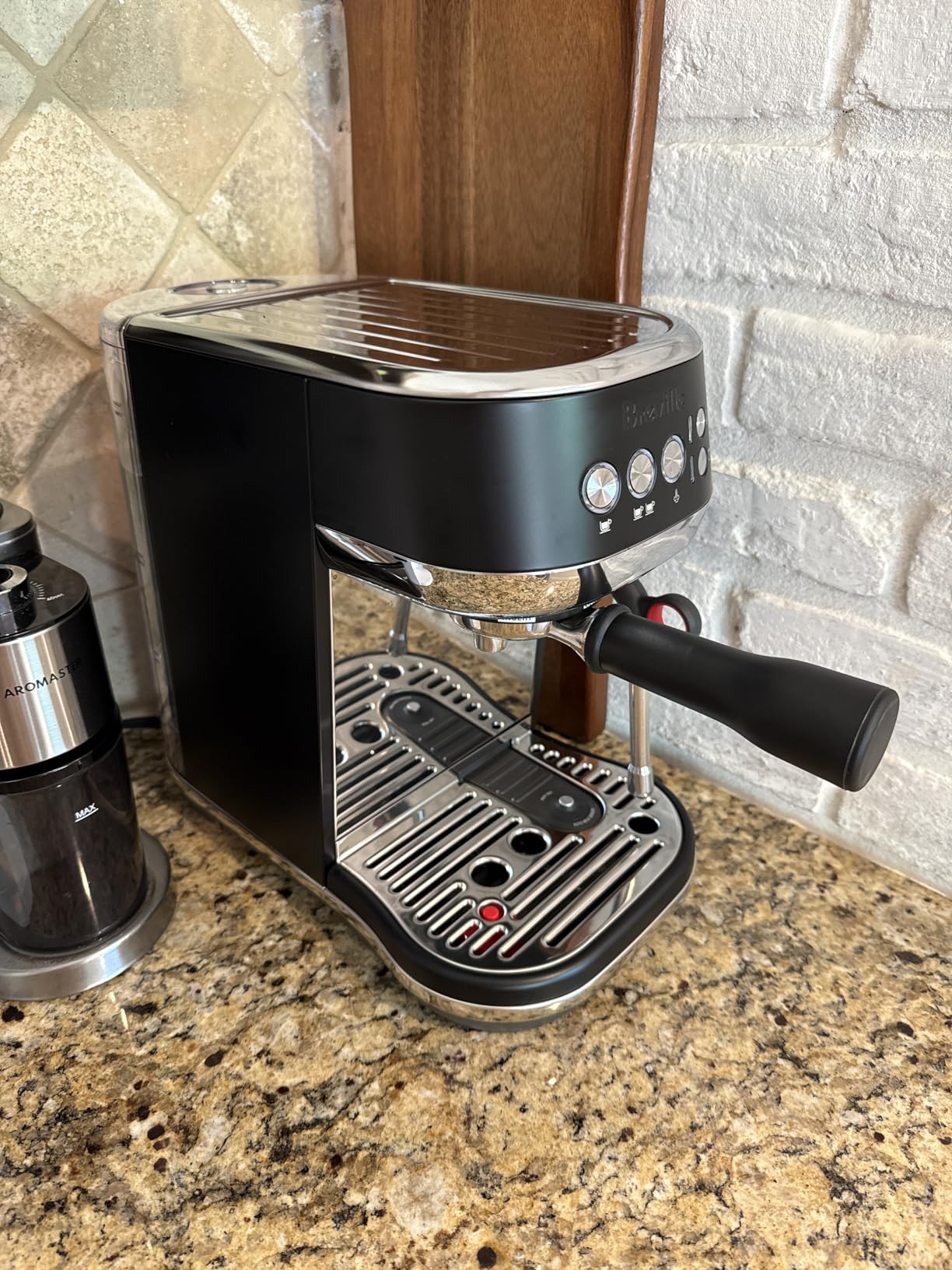 Breville BES500BSS Bambino Plus Espresso Machine, Brushed Stainless Steel customer photo 1