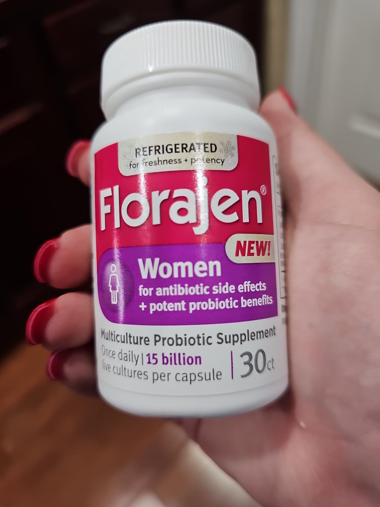 Florajen Women's Probiotic, Vaginal Health & Gut Support, 60 Capsules | Refrigerated Freshness & Potency, Live Active Cultures customer photo 2