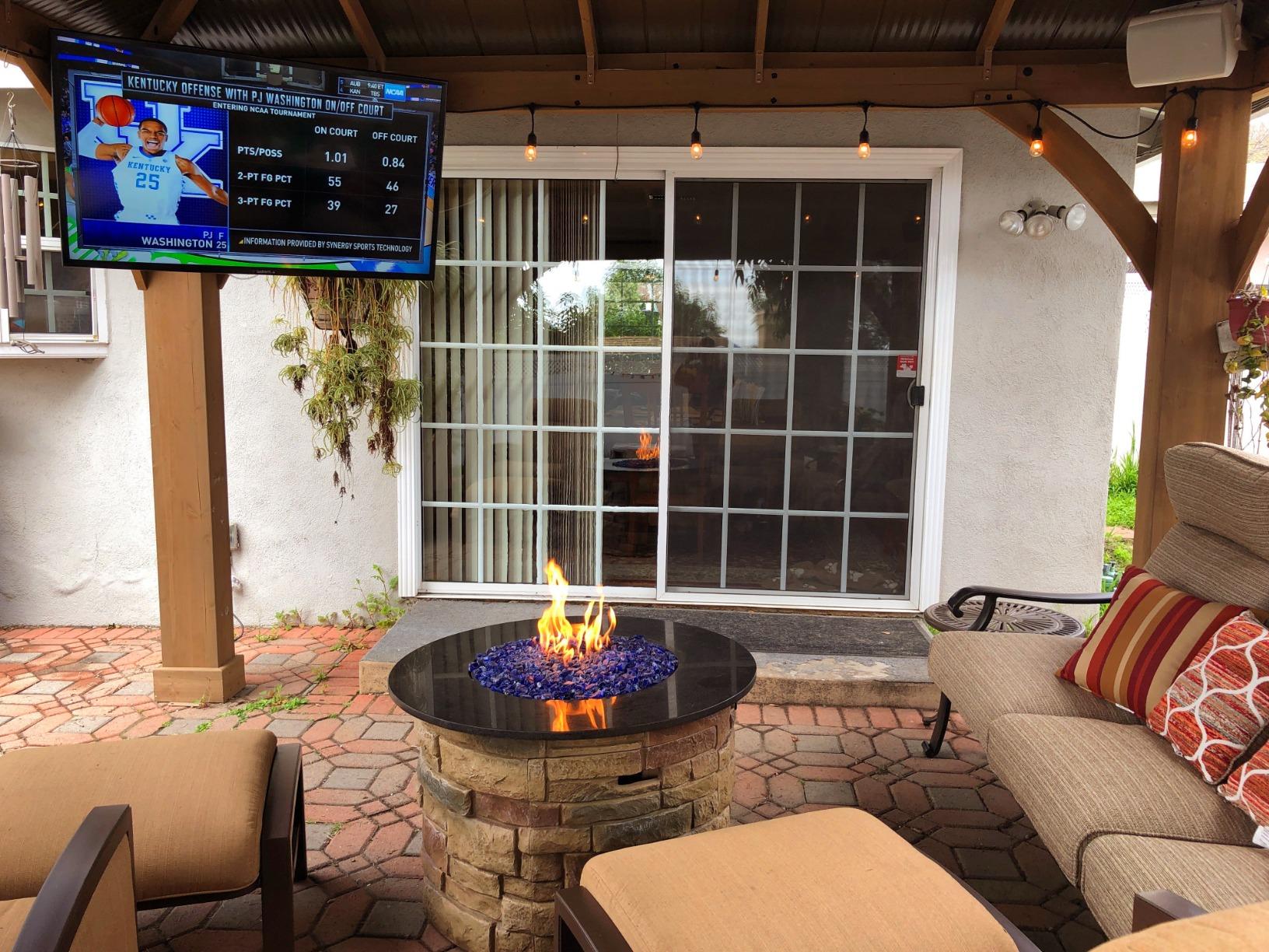 SunBrite Veranda 2 Series 43-inch Full Shade Outdoor TV | 4K Ultra HD HDR LED Weatherproof Television - Direct Lit LED Screen with All-Weather Remote (SB-V-43-4KHDR-BL) customer photo 2
