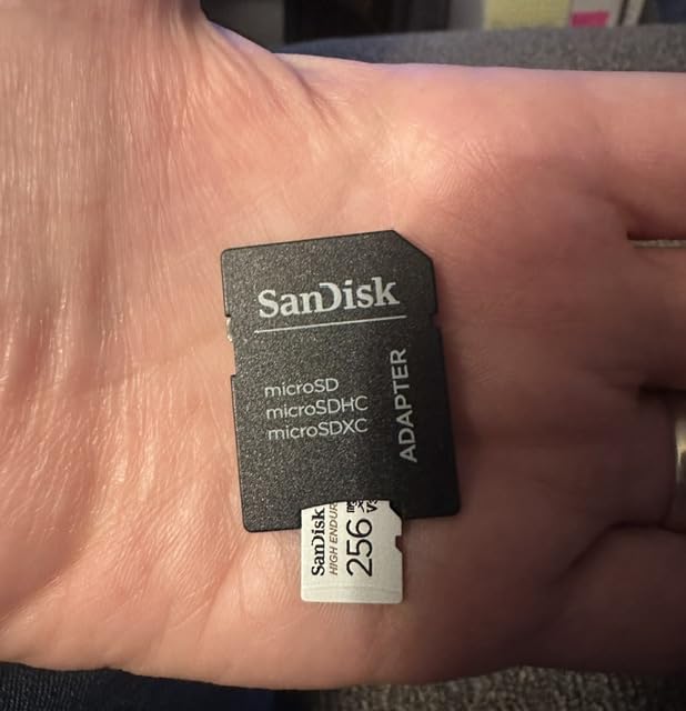 SANDISK 256GB High Endurance Video microSDXC Card with Adapter for dash cam and home monitoring systems - C10, U3, V30, 4K UHD, Micro SD Card customer photo 2