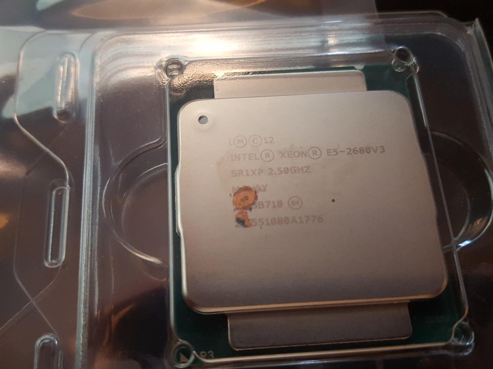 Intel Xeon E5-2680 v3 Twelve-Core Haswell Processor 2.5GHz 9.6GT/s 30MB LGA 2011-v3 CPU (Renewed) customer photo 1