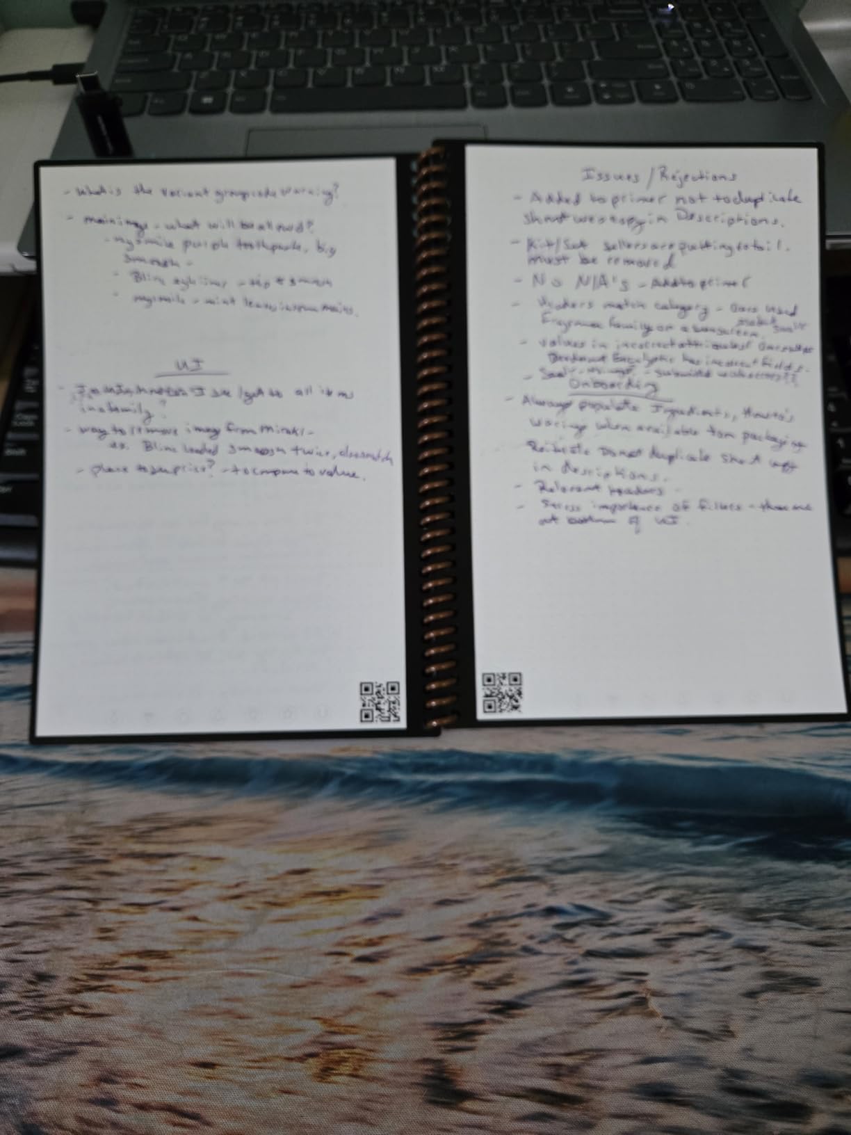 Rocketbook Fusion Hybrid Reusable Planner and Notebook in One, Additional Blank Pages, Goal and Project Tracker, Undated Planner, Executive Size 6x8.8, Black (Pack of 1) customer photo 1
