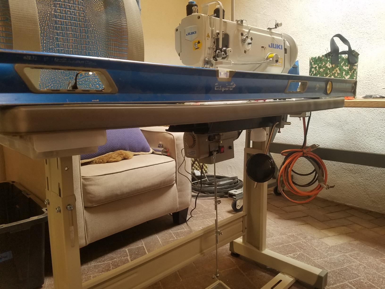 Juki DNU-1541S Industrial Sewing w/Safety Mechanism DNU 1541 Walking Foot Needle Feed,servo Motor,Table,lamp. DIY. | Walking Foot, Needle Feed customer photo 1