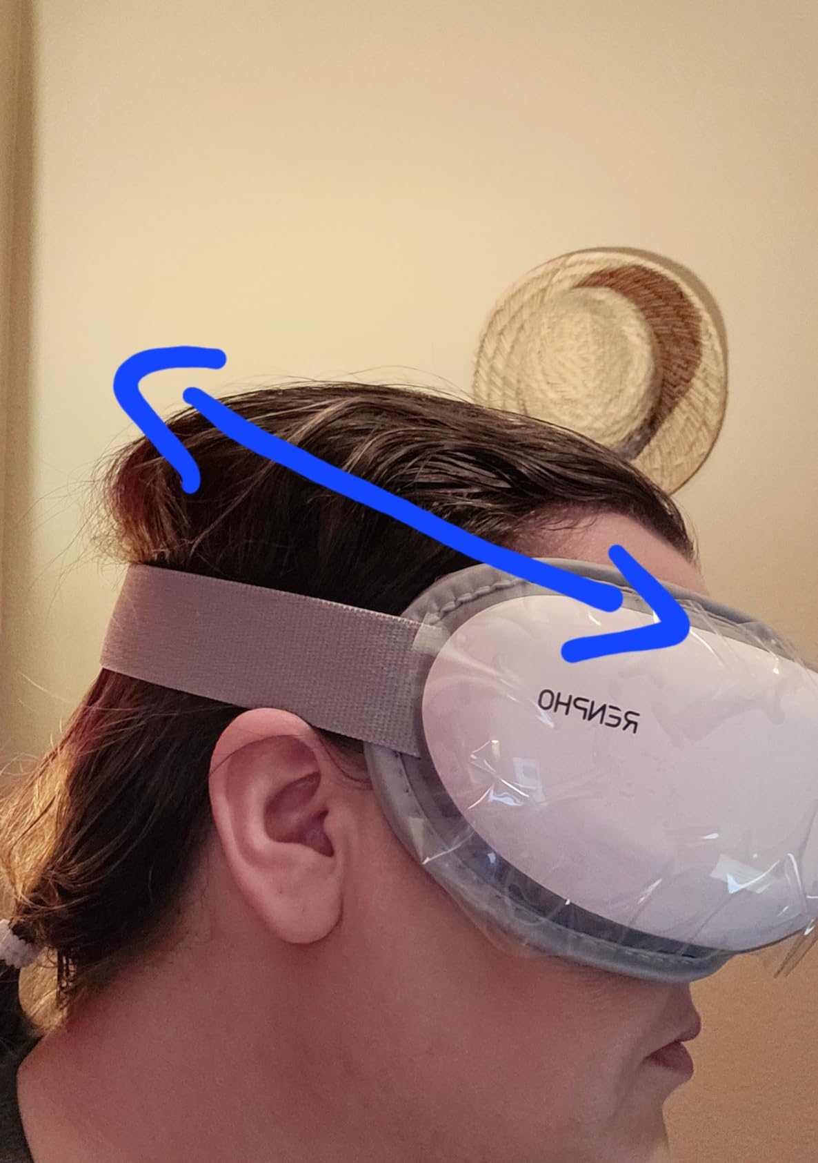 RENPHO Eyeris 1 Eye Massager with Heat, FSA Eligible HSA, Heated Eye Mask for Eye Strain, Dry Eyes & Head Tension, Relaxing Birthday Gifts for Women and Men customer photo 1