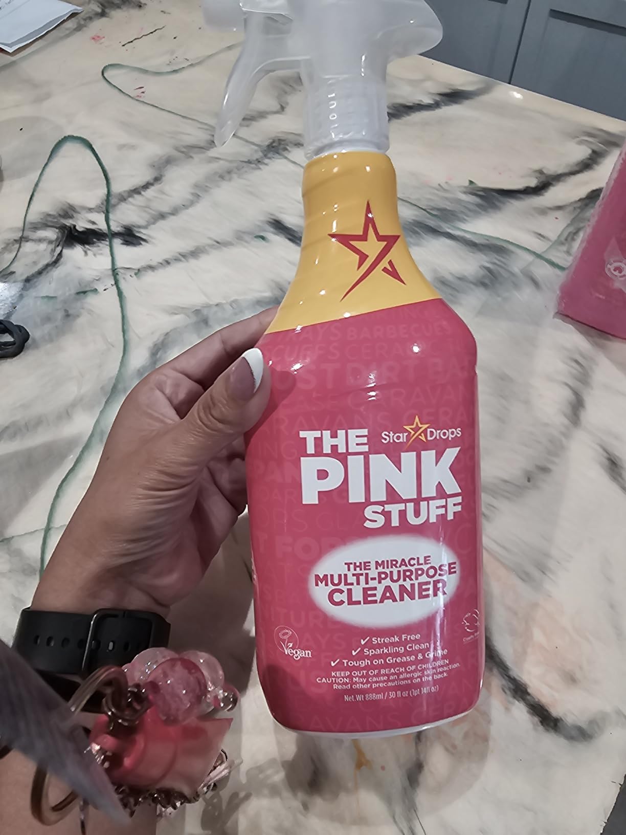 Stardrops - The Pink Stuff - The Miracle Multi-Purpose Cleaner Spray- 25.36 Fl Oz customer photo 2