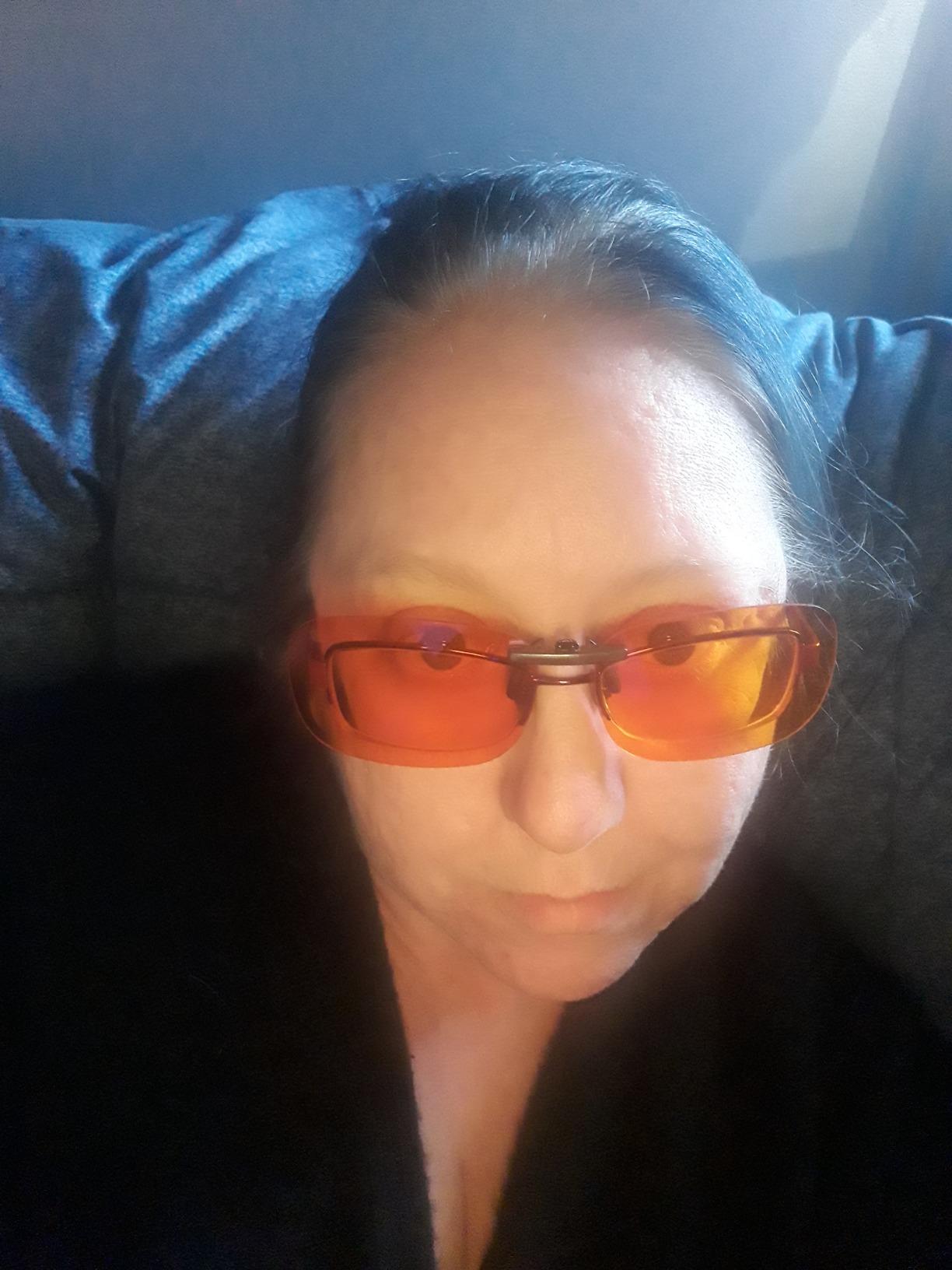 Sleep ZM Blue Light Blocking & Light Sensitivity Clip On Glasses - 14 Lens Types for Comfort, Relaxation, Sleep & Relief customer photo 2