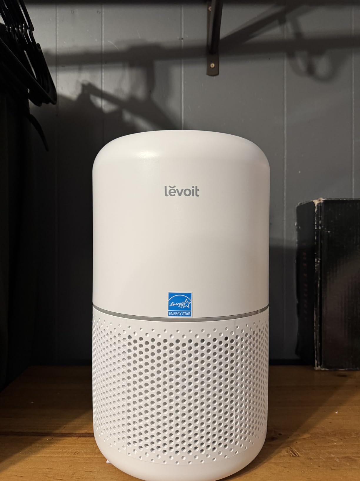 LEVOIT Air Purifier for Home Allergies and Pets Hair Smokers in Bedroom, H13 True HEPA Filter, 24db Filtration System Cleaner Odor Eliminators, Remove 99.97% Dust Smoke Mold Pollen, Core 300, White | Quiet HEPA Sleep Mode, Remove 99.97% Dust Pollen Smoke Pet Odor, AHAM VERIFIDE, Core300-P, Up to 1073 ft², White customer photo 1