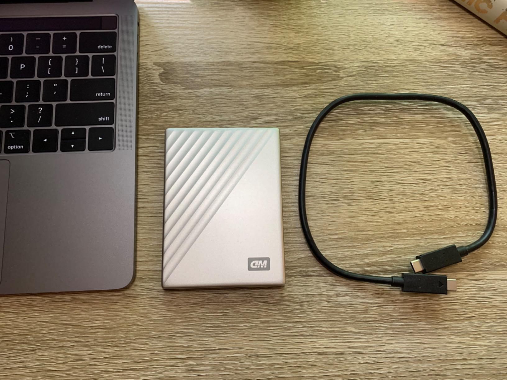 WD 5TB My Passport Ultra for Mac Silver, Portable External Hard Drive, USB-C and USB 3.1 - WDBPMV0050BSL-WESN customer photo 1