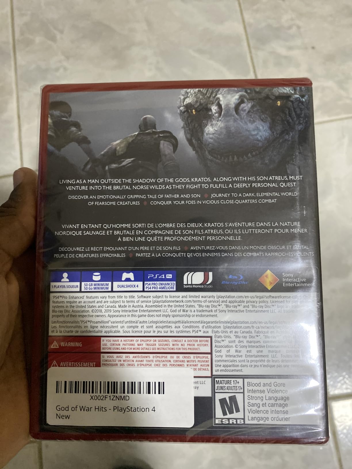 God of War Hits - PlayStation 4 customer photo 1