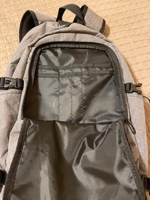 WENIG Anti-Theft Travel Laptop Backpack with USB Charging Port Lock, Water Resistant Slim Work Computer Bag for Men College Bookbags Fits 15.6 Inch Laptop customer photo 2