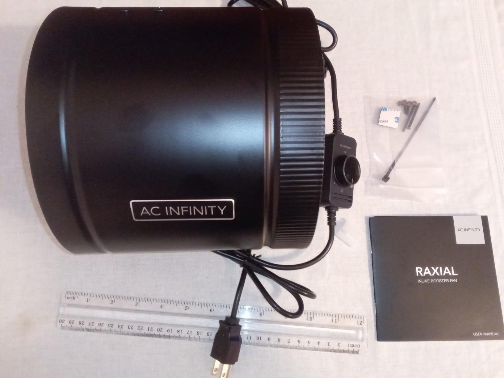 AC Infinity RAXIAL S6, Inline Booster Duct Fan 150mm with Speed Controller | Low Noise Inline HVAC Blower Can Fan for Basements, Bathrooms, Kitchens, Workshops customer photo 2
