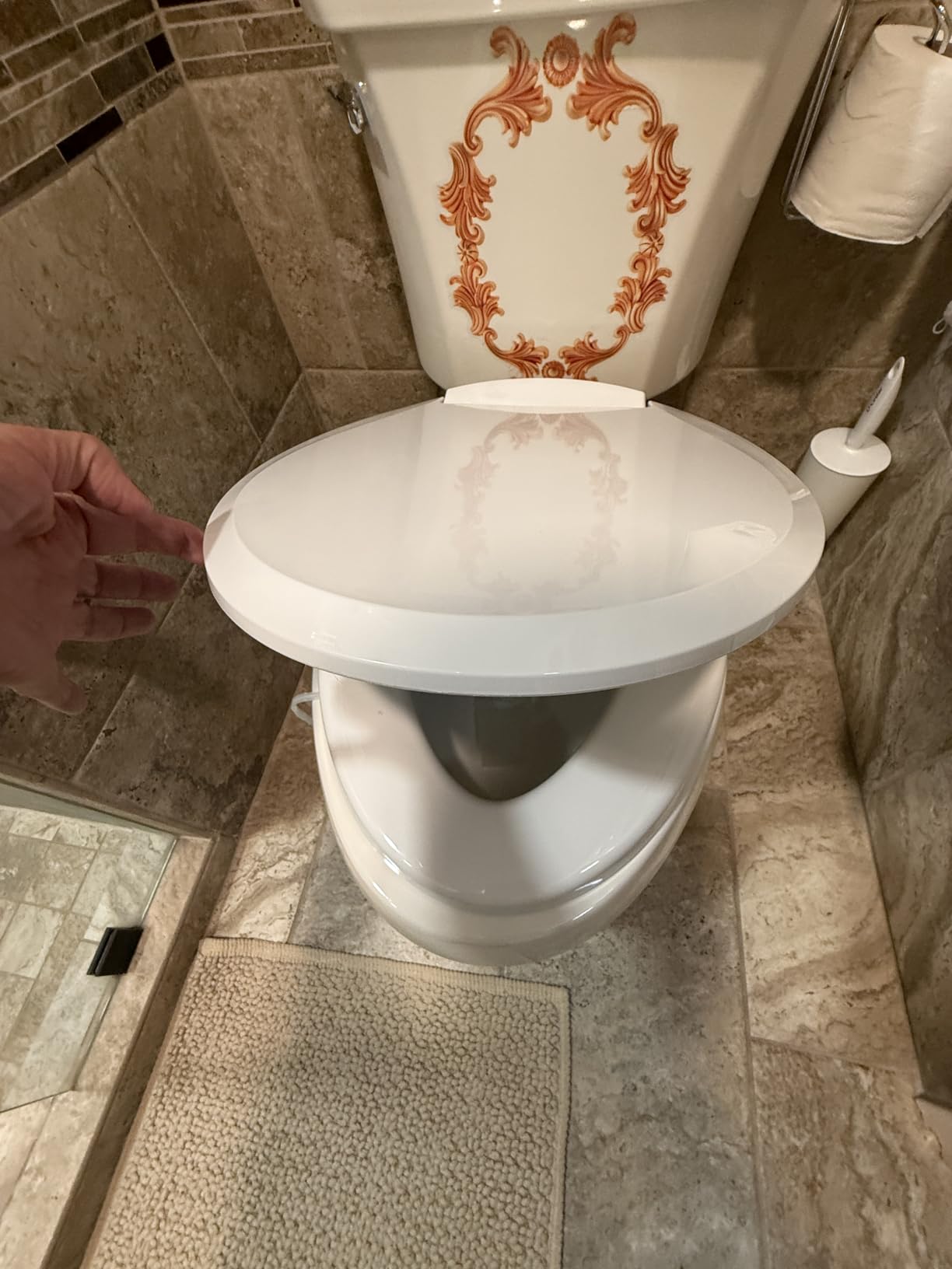 Brondell Bidet Toilet Seat Non-Electric Swash Ecoseat, Fits Elongated Toilets, White - Dual Nozzle System, Ambient Water Temperature - Bidet with Easy Installation customer photo 2