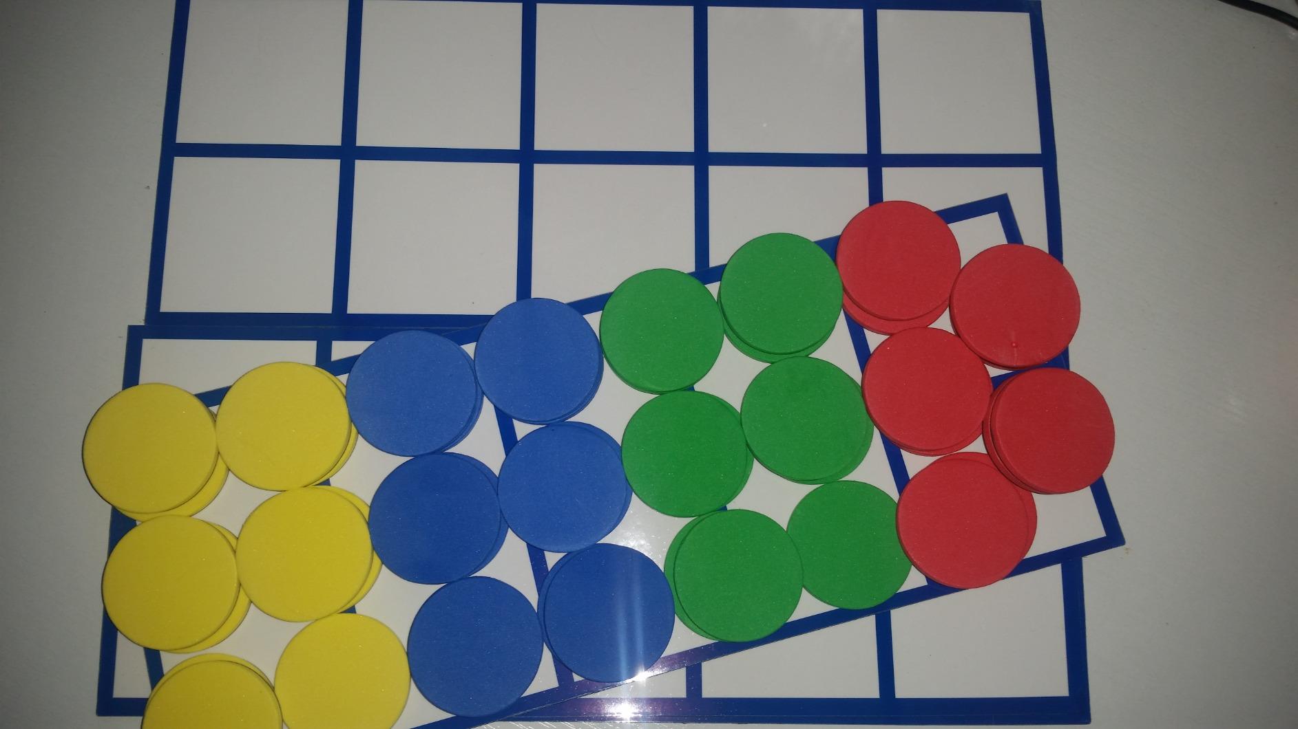 70 PCS Magnetic Ten Frames - Math Manipulatives for Elementary Classroom & Kindergarten - 4 Ten Frames & 44 Math Counters for Kids, Math Games for Kindergarten - Jumbo Magnetic Ten Frame Set customer photo 2