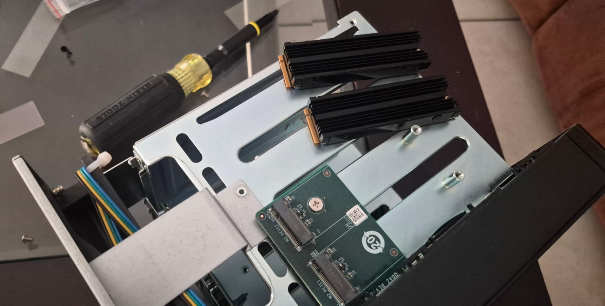 M.2 Heatsink SSD Cooler for PS5 PCIE NVME or SATA m2 2280 SSD Cooling (Black 2 Pieces) customer photo 2