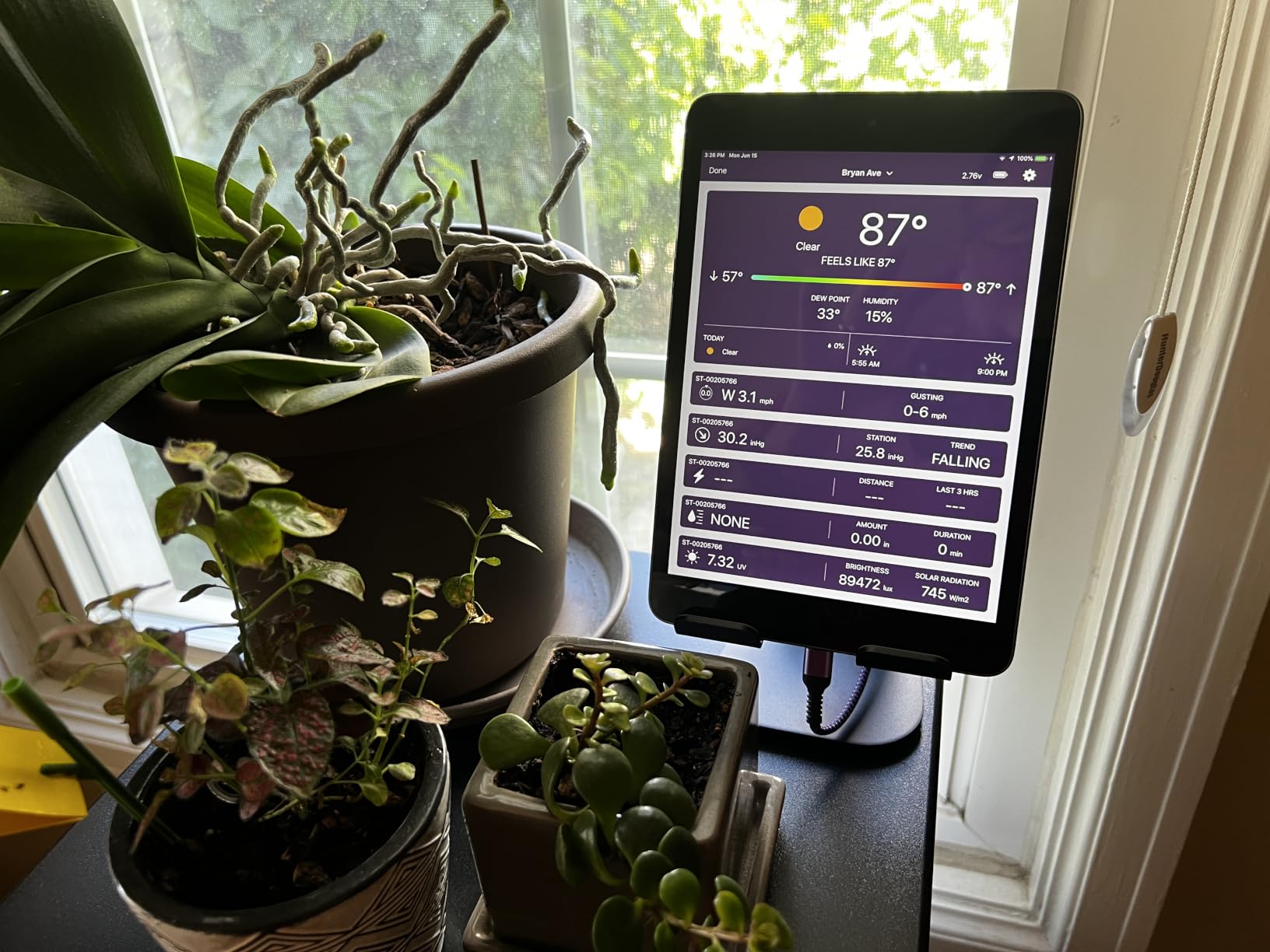 Tempest Weather Station with Built-in Wind Meter, Rain Gauge, and Accurate Weather Forecasts, Wireless, App and Alexa Enabled customer photo 1
