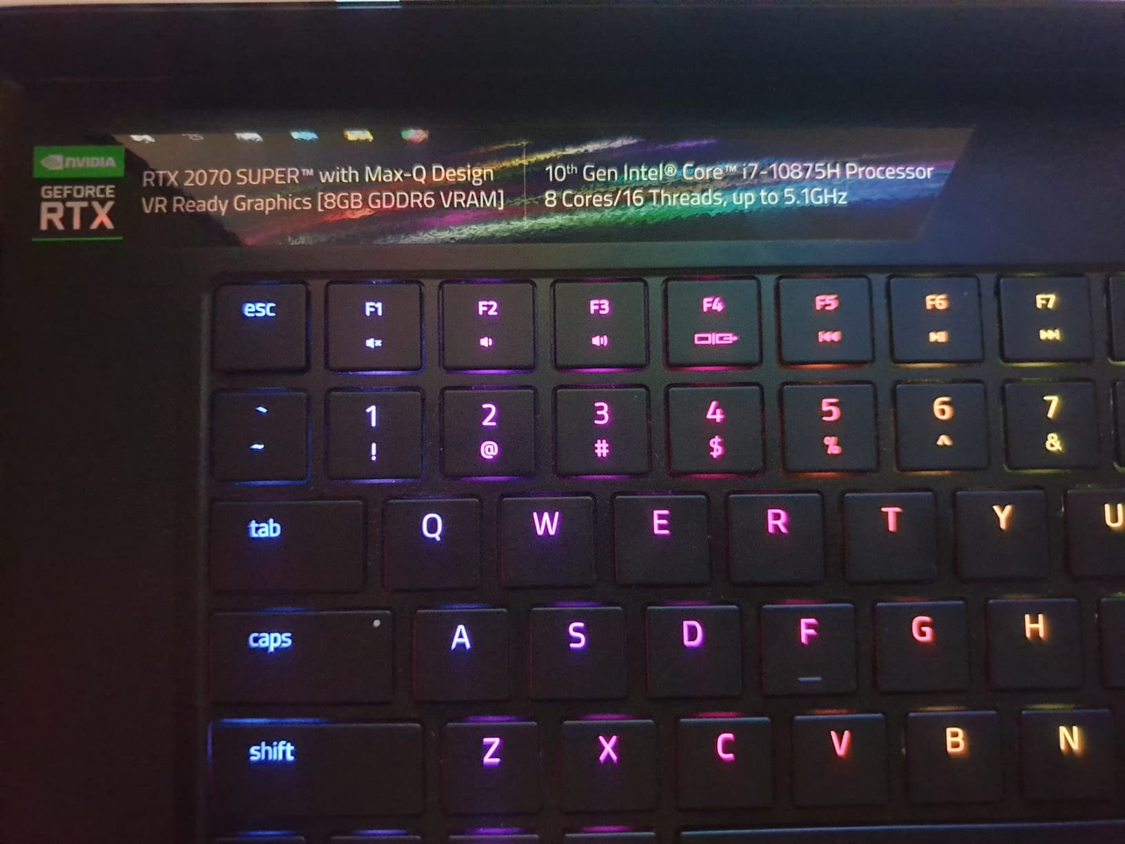 Blade 15 Advanced Gaming Laptop 2020: Intel Core i7-10875H 8-Core, NVIDIA GeForce RTX 2070 Super Max-Q, 15.6